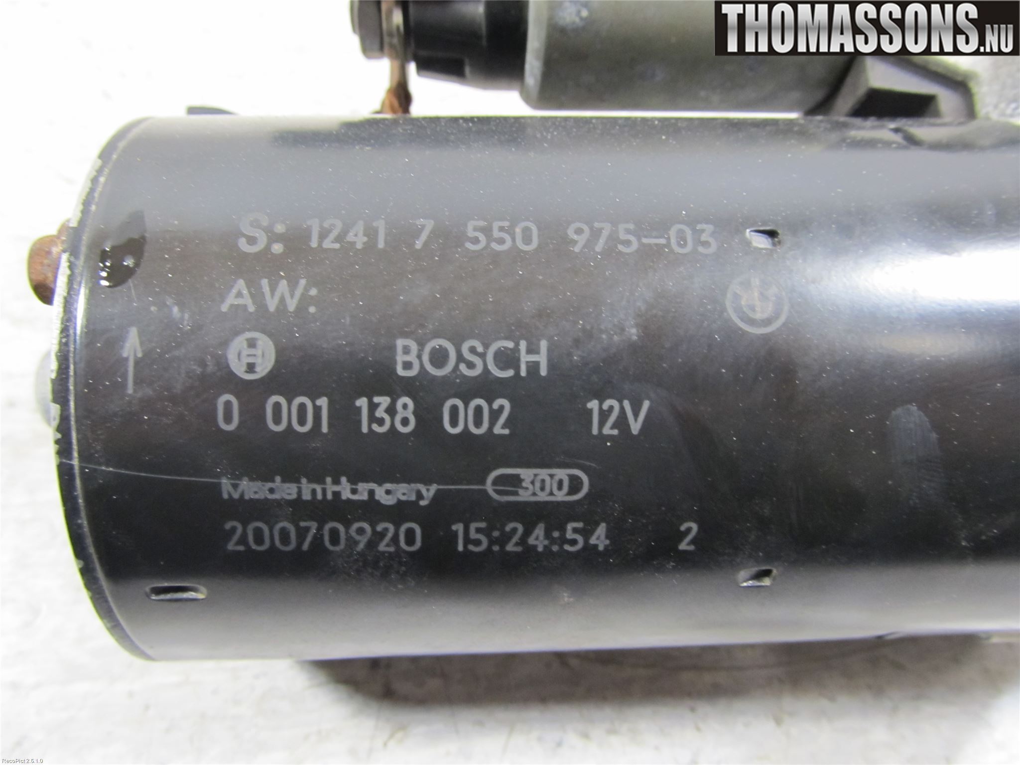 BMW 1 E87/81 5D/3D 03-11 Startmotor