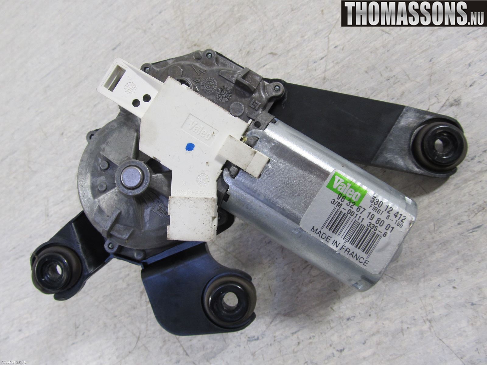 Citroen C5     05-08 Torkarmotor Baklucka