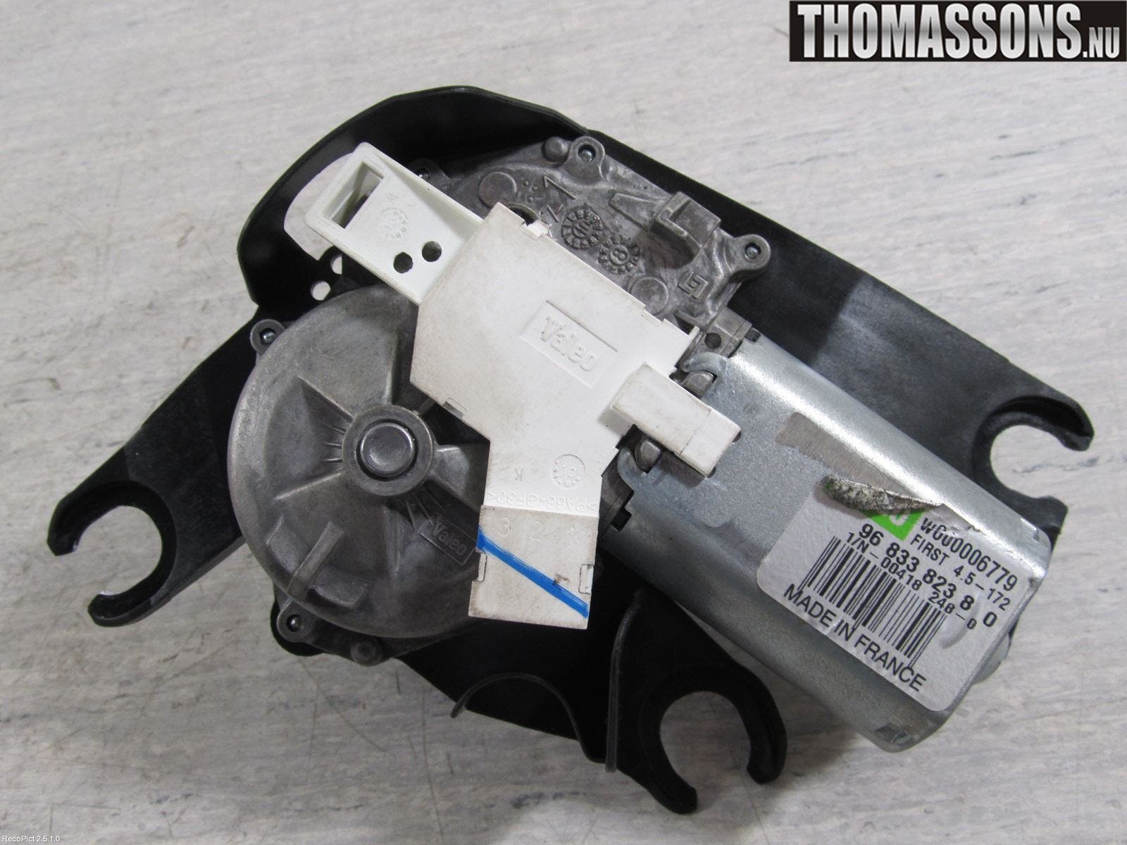 Citroen C3 10-17 Torkarmotor Baklucka