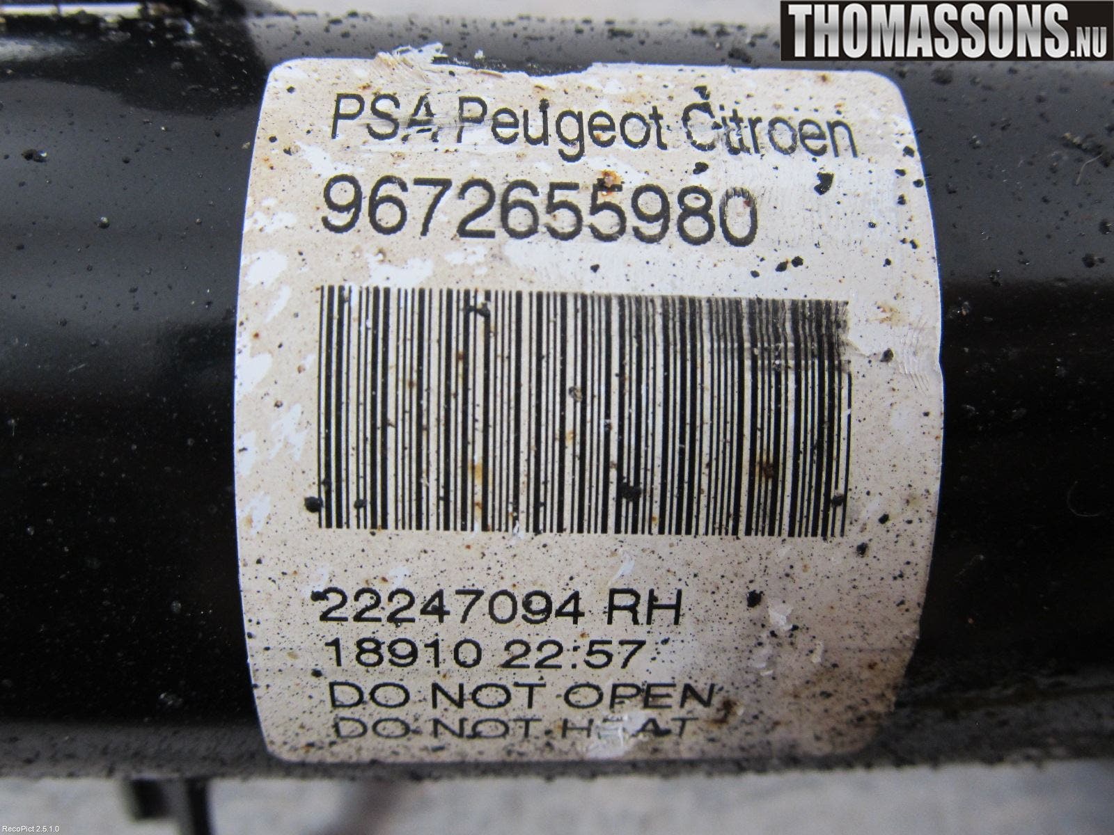 Citroen C3 10-17 Fjäderben Fram Höger