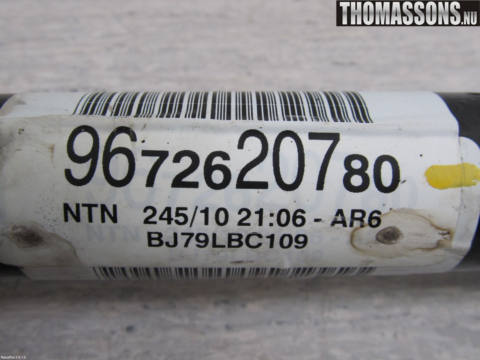 Citroen C3 10-17 Drivaxel Fram Höger