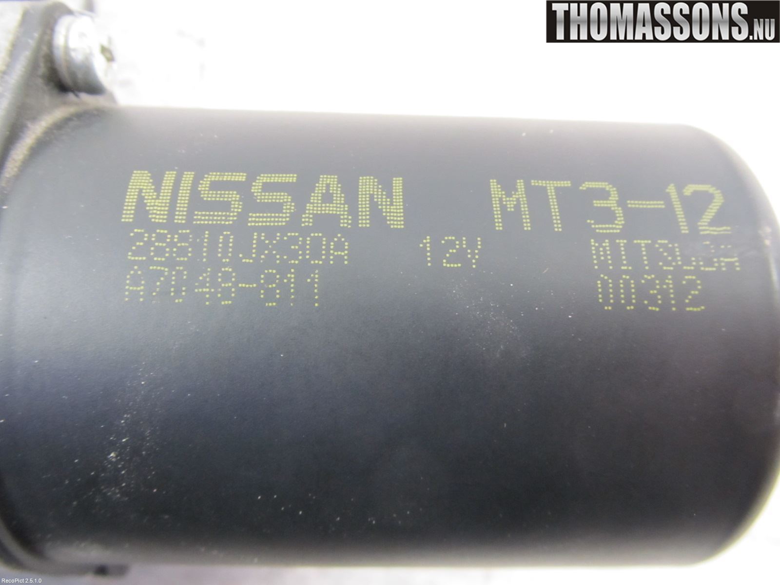 Nissan NV200/NV200 COMBI Torkarmotor Vindruta