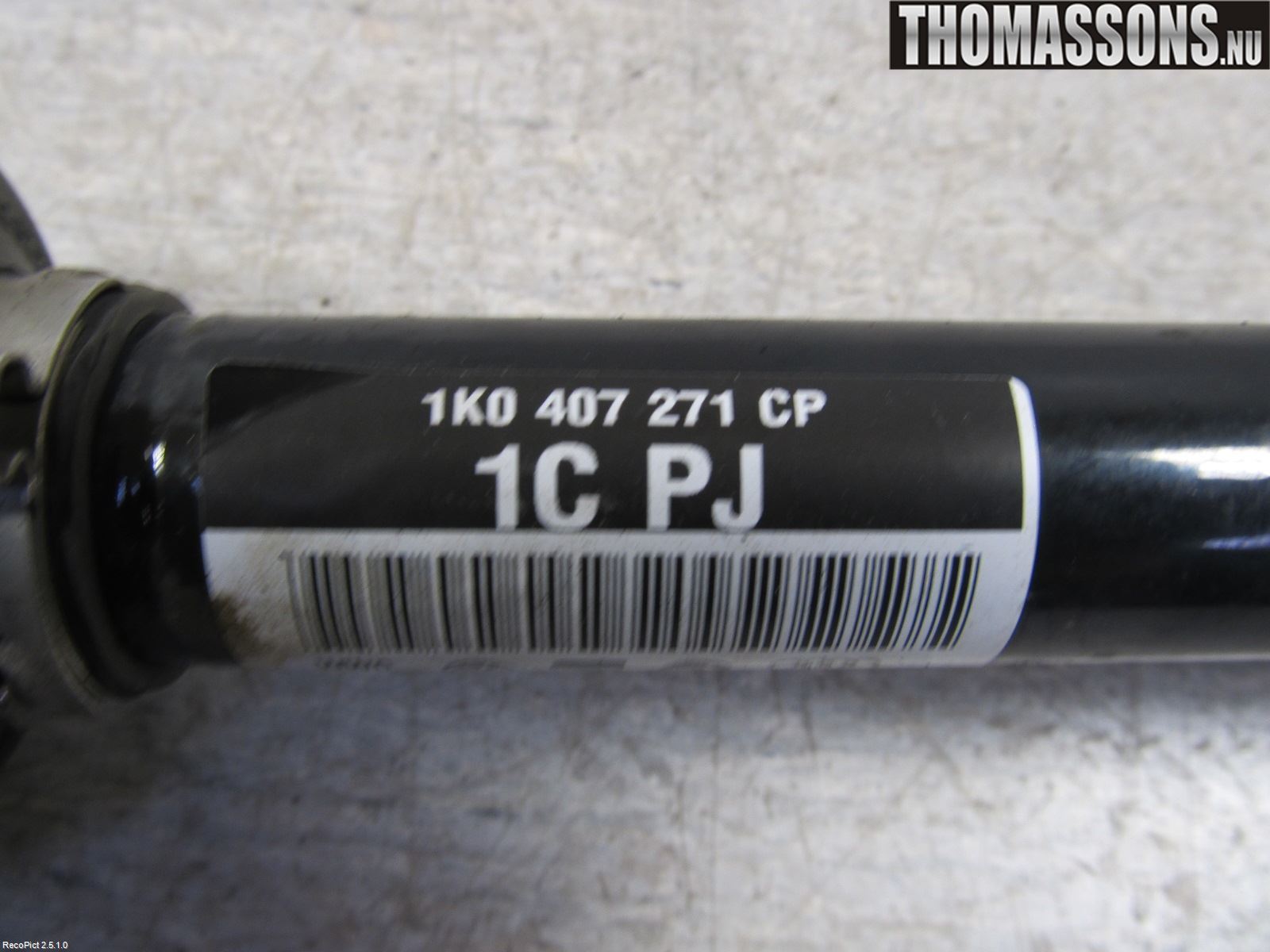 Volkswagen VW GOLF VI 09-13 Drivaxel Fram Höger