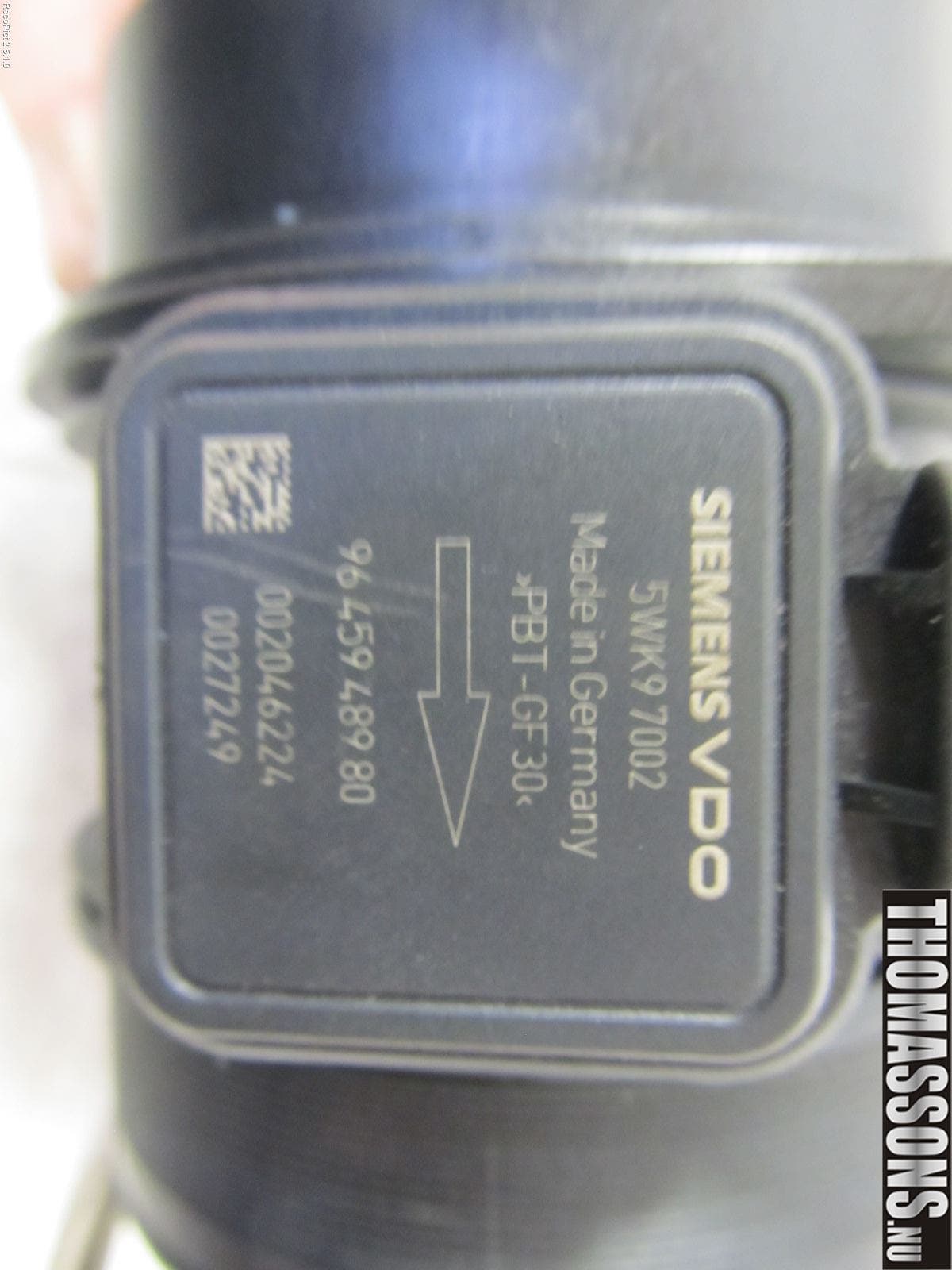 Volvo V50 04-07 Injluftmassamätare