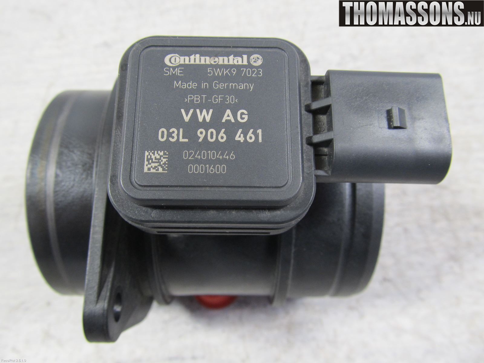 Volkswagen VW GOLF VI 09-13 Injluftmassamätare