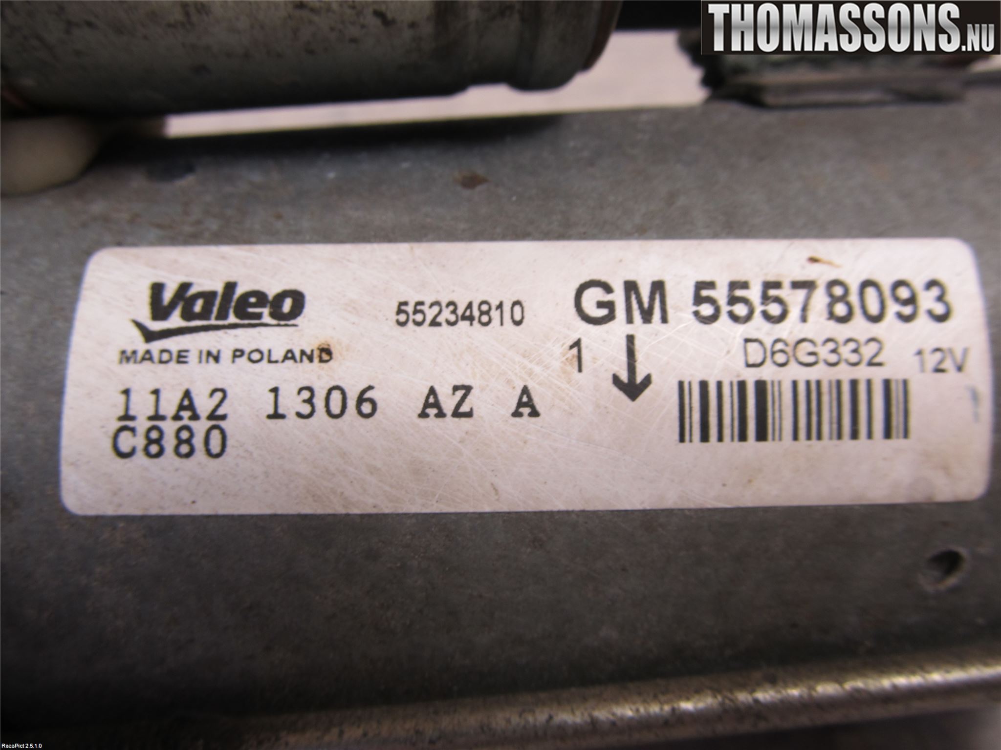 Opel CORSA D 07-14 Startmotor Diesel