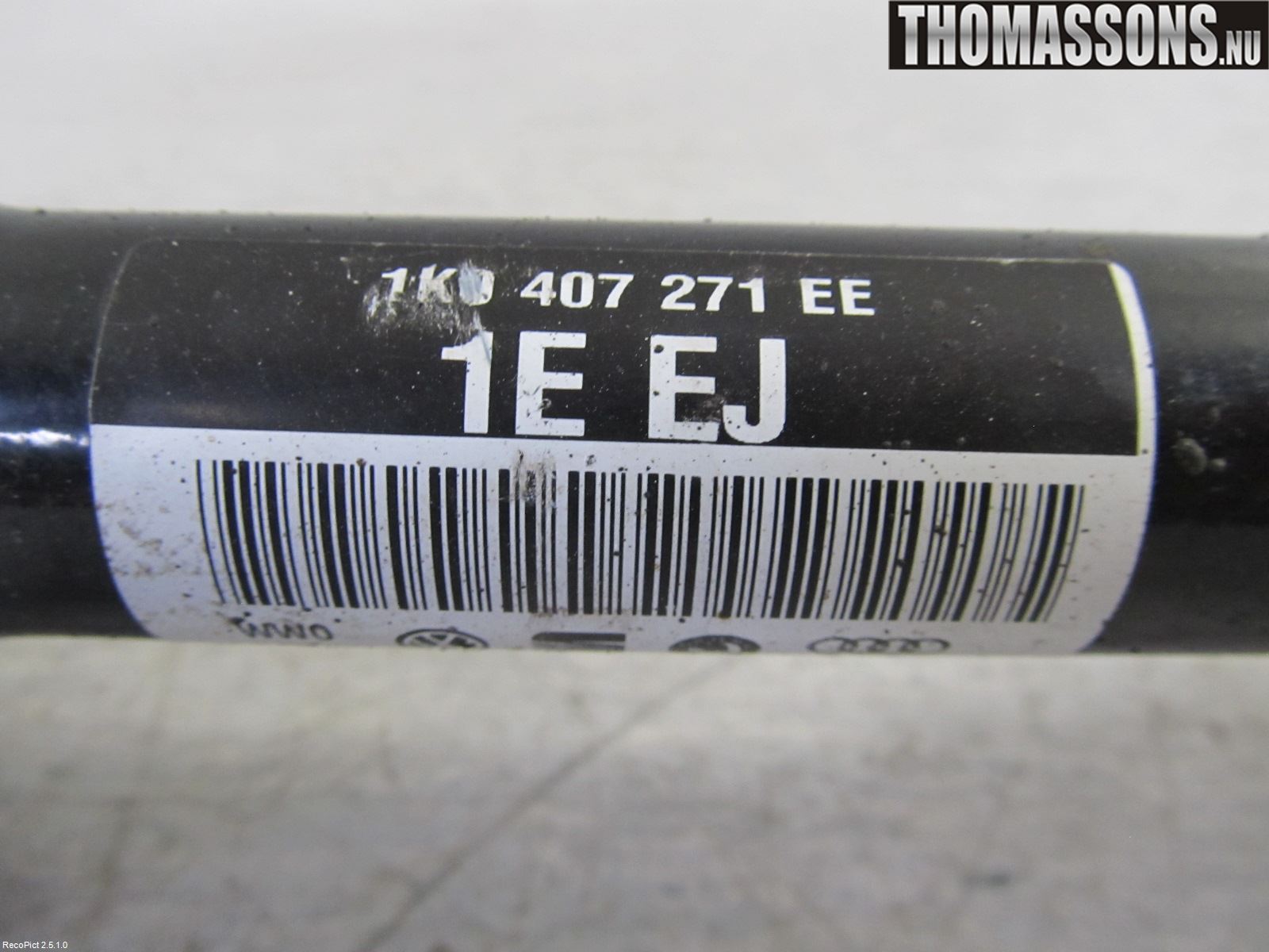 Audi A3/S3 05-13 Drivaxel Fram Vänster