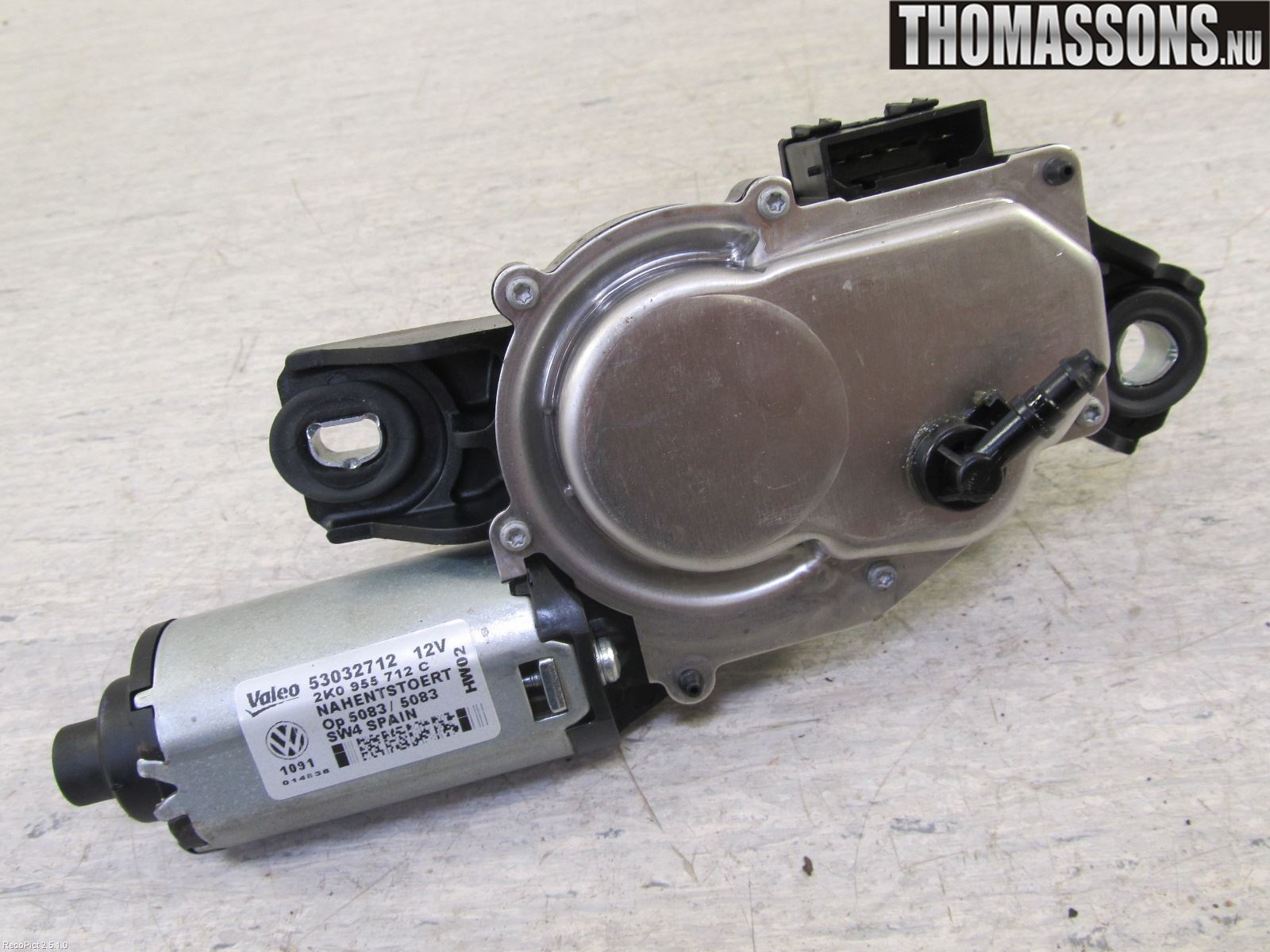 Volkswagen VW CADDY      04-10 Torkarmotor Baklucka