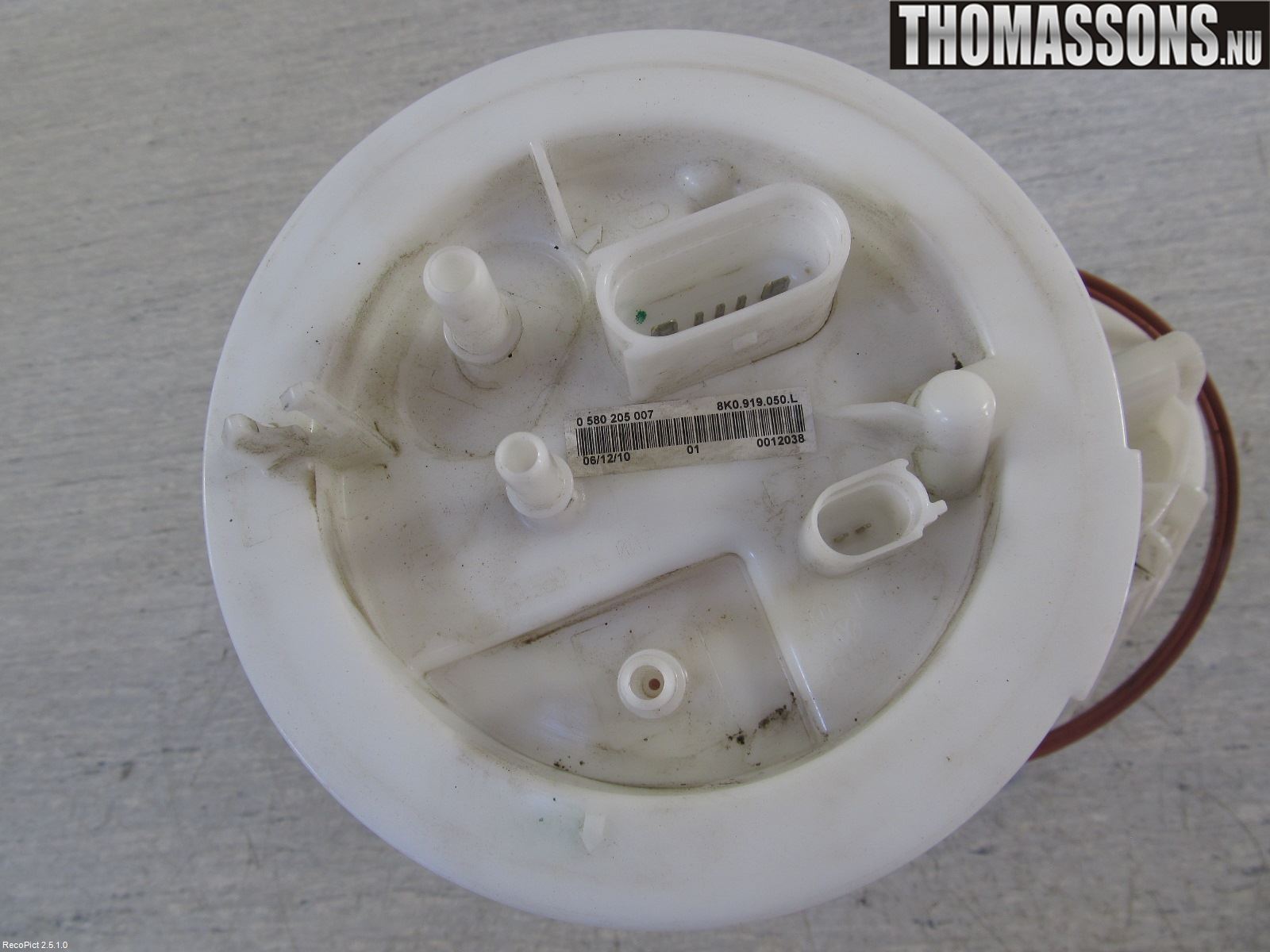 Audi A4/S4 08-11 Bränslepump El