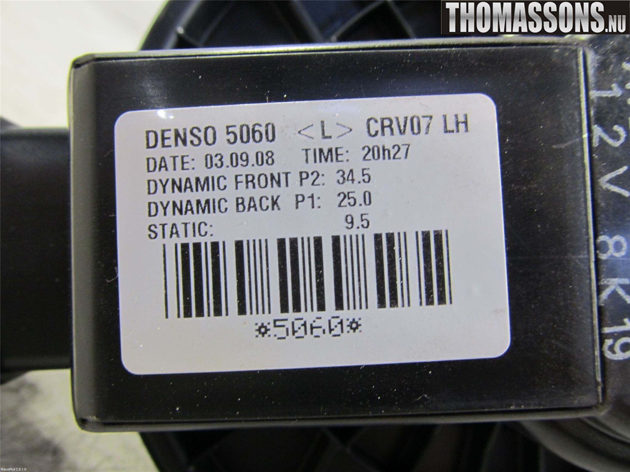 Honda CR-V 07-12 Värmefläkt