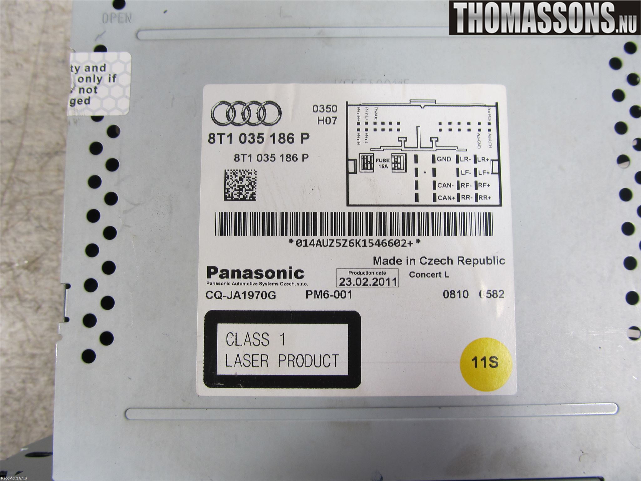 Audi A4/S4 08-11 Cd Radio - Multimediapanel