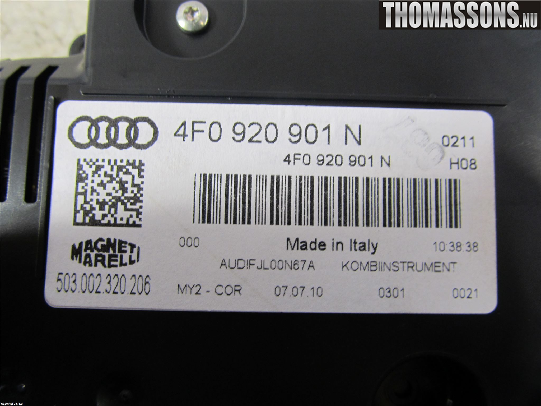 Audi A6/S6     05-11 Instrument Komb