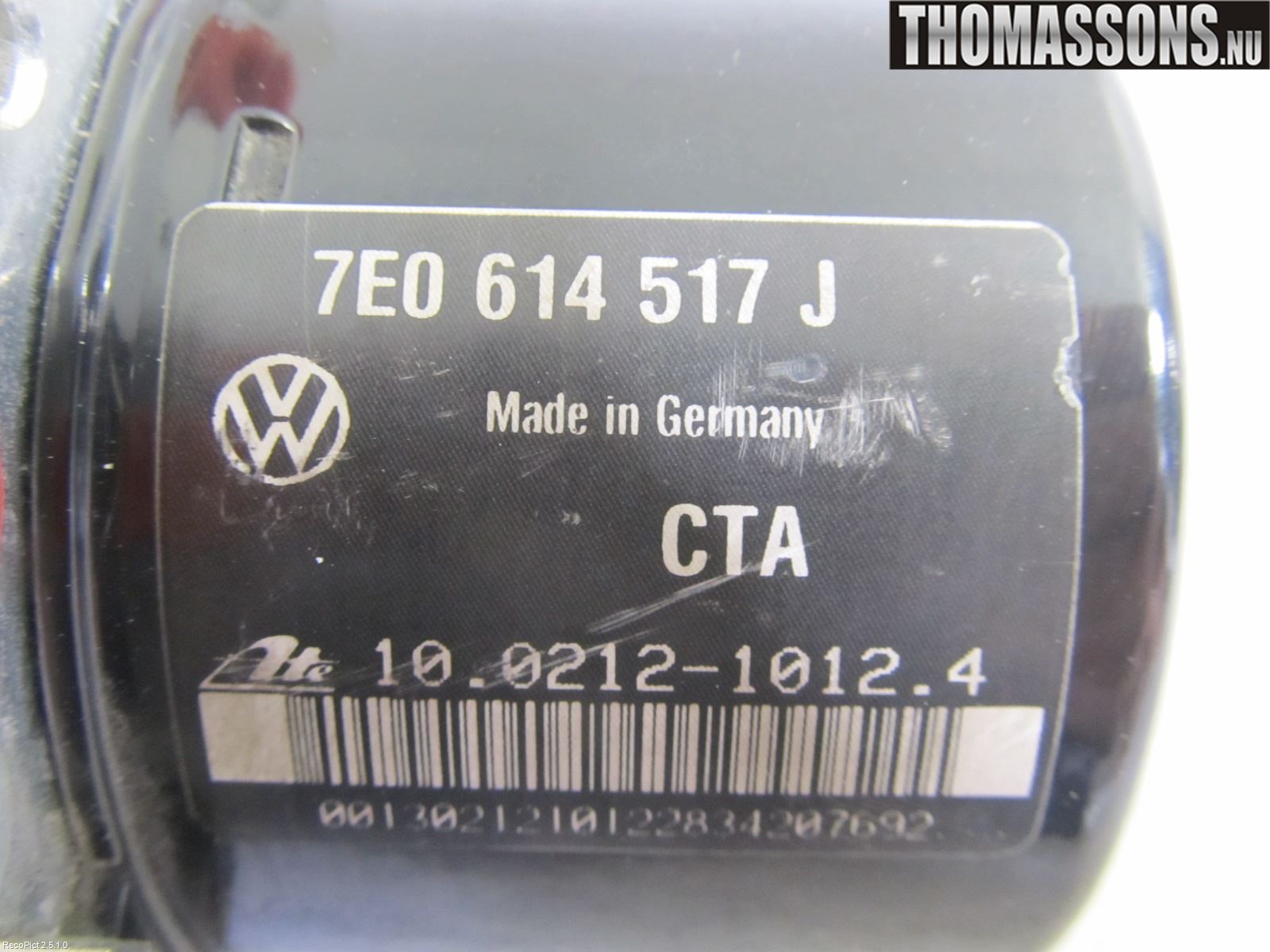 Volkswagen VW TRANSP/CARAVELLE (T5) 04-15 Abs Hydraulaggregat