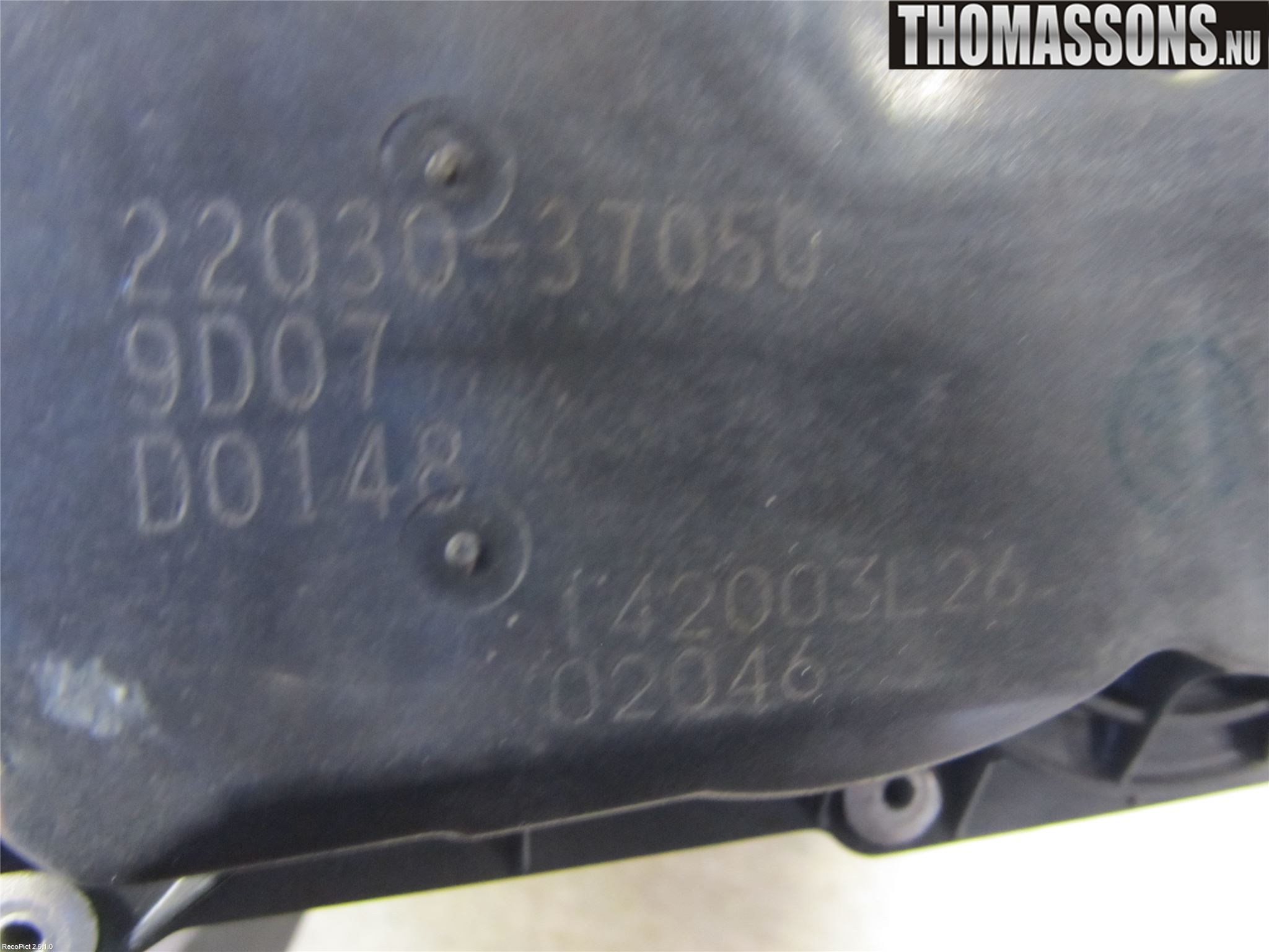 Toyota AVENSIS 09-15 Injspjällhus