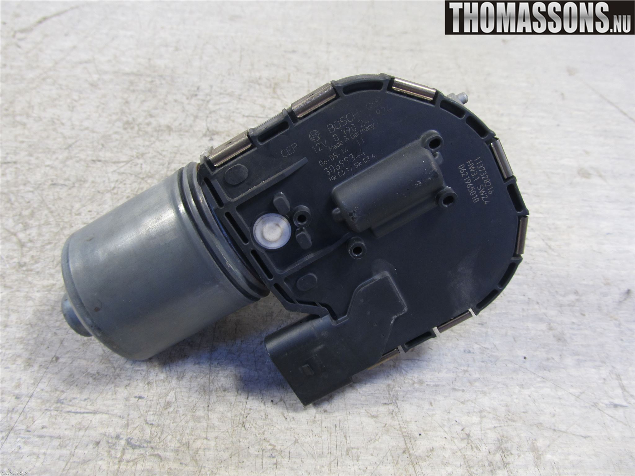 Volvo V50 04-07 Torkarmotor Vindruta