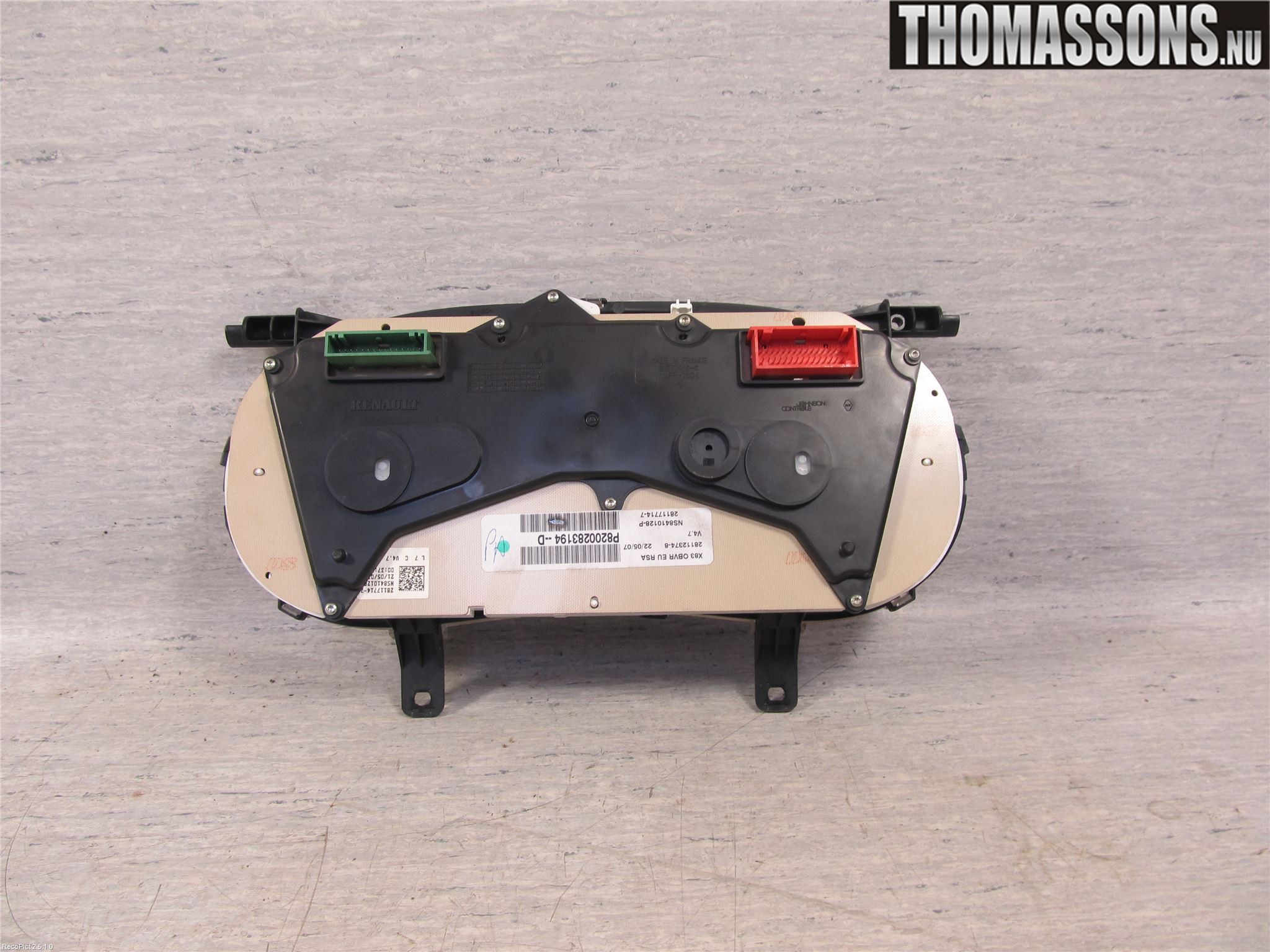 Nissan PRIMASTAR Instrument Komb