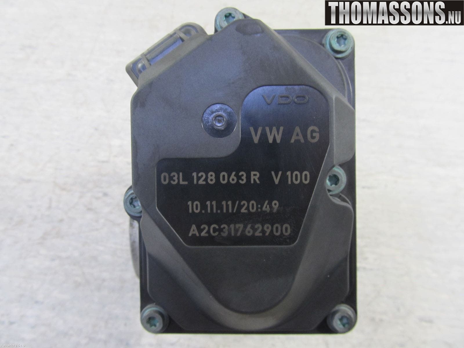 Audi A4/S4 08-11 Injspjällhus