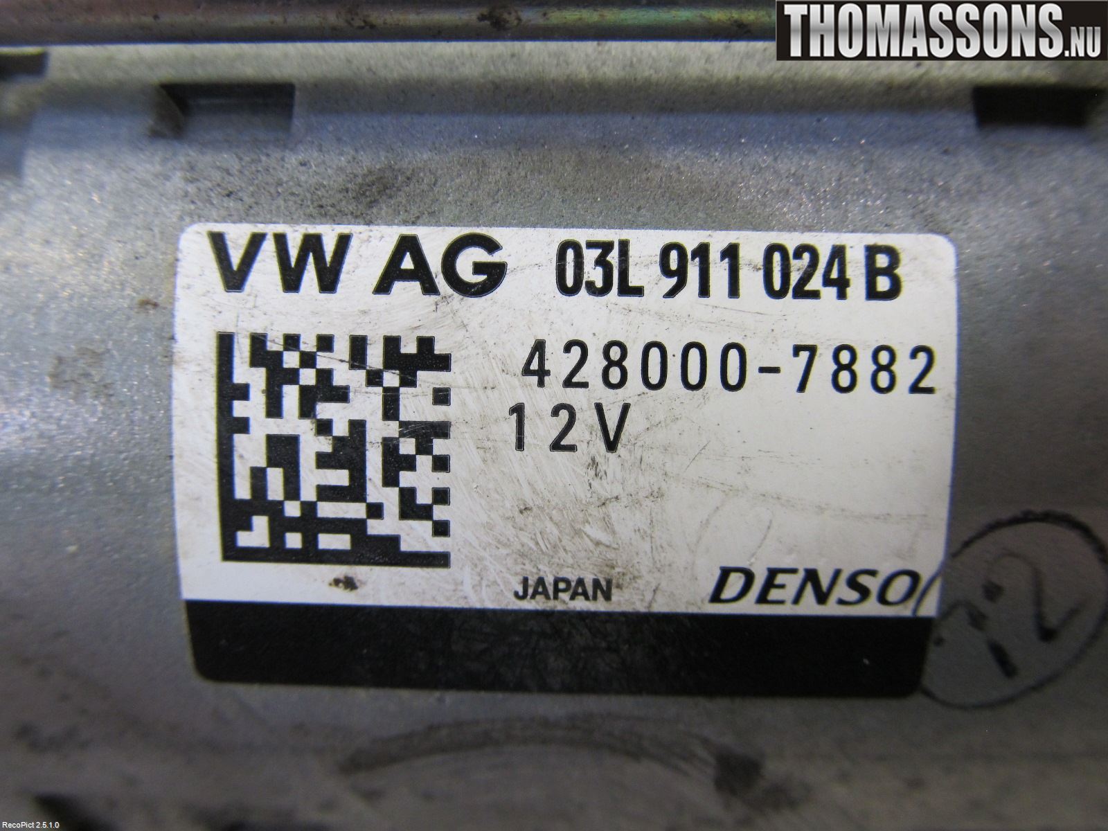 Audi A4/S4 08-11 Startmotor Diesel