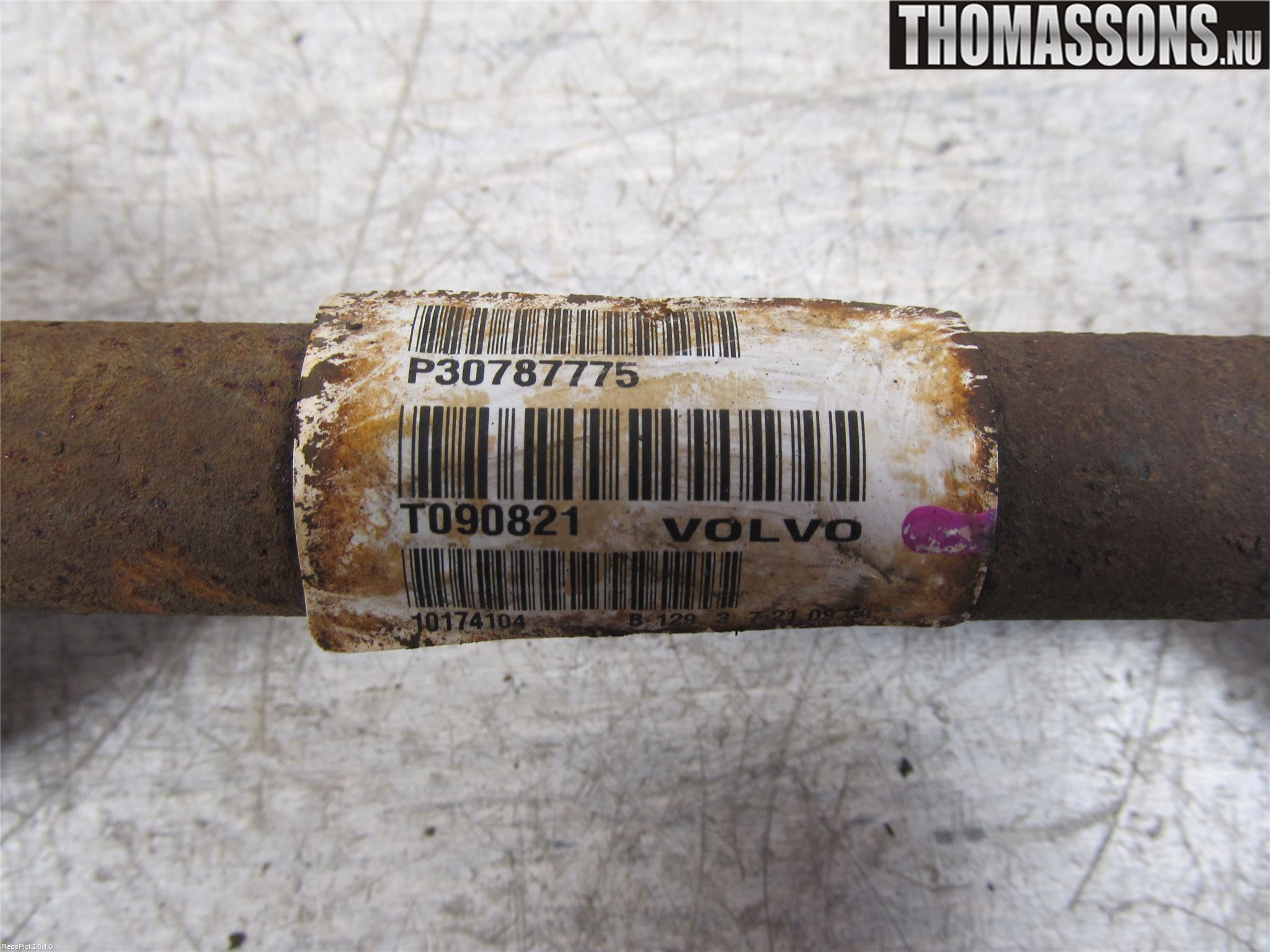 Volvo V50 08-12 Drivaxel Fram Vänster