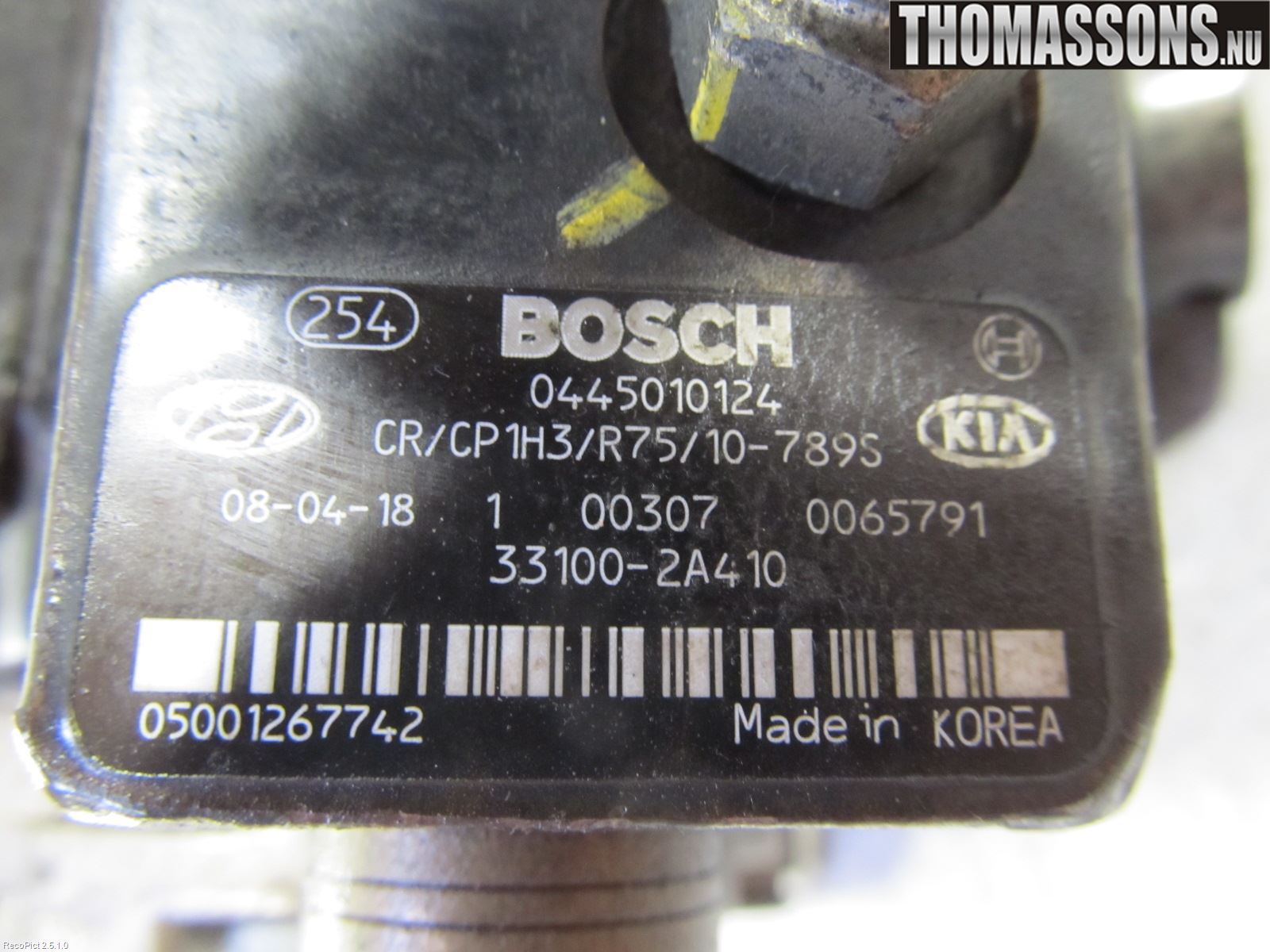 Hyundai i30 FD 07-12 Bränsle Insppump Diesel