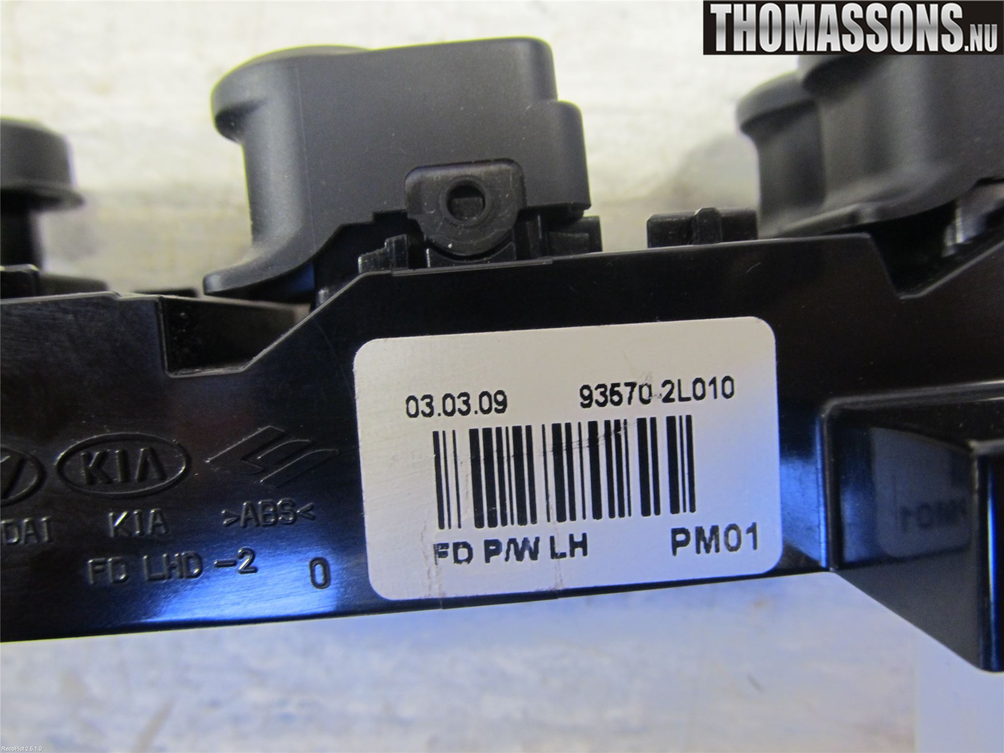 Hyundai i30 FD 07-12 Strömställare Elhiss