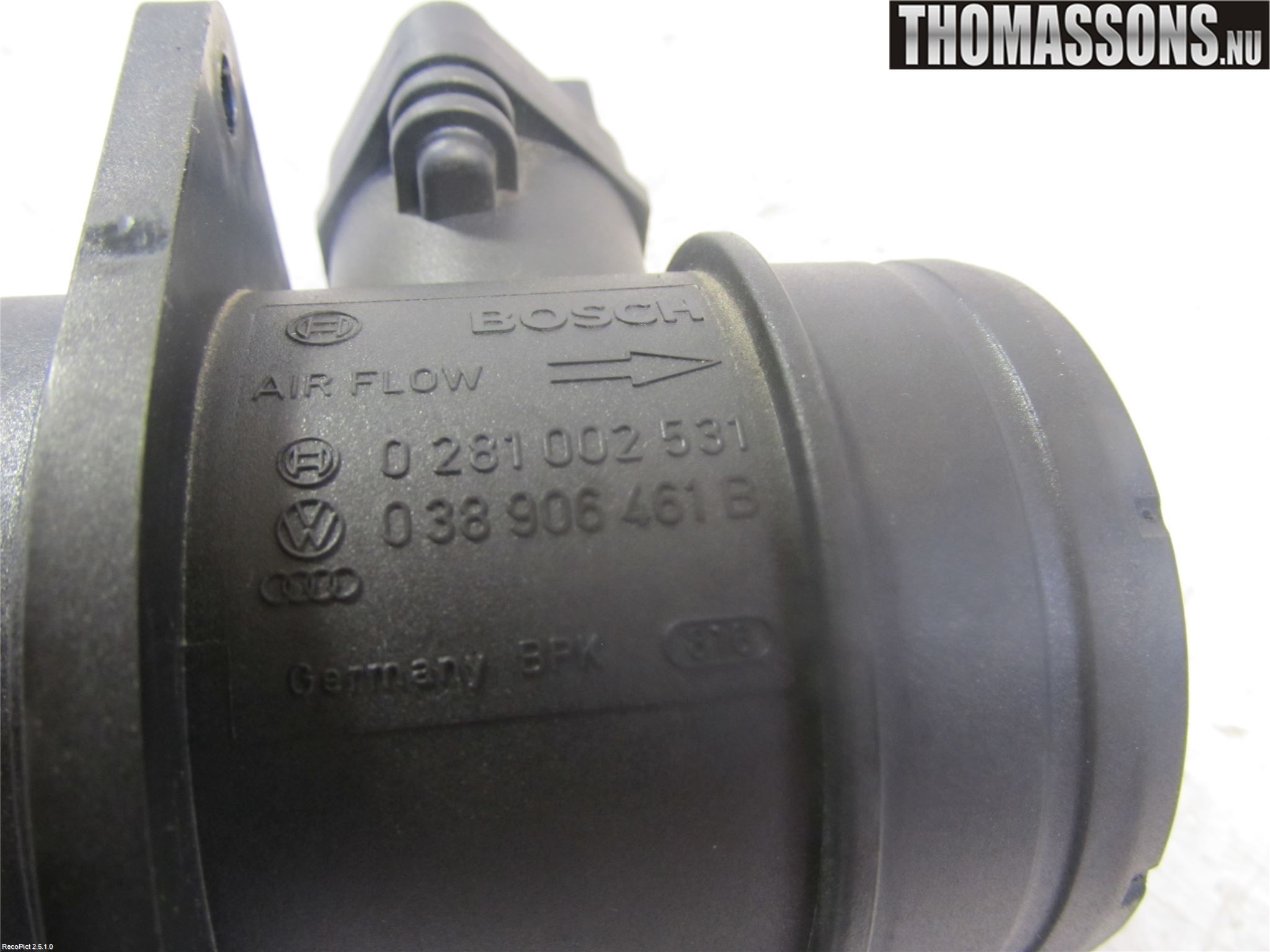 Audi A3/S3 05-13 Injluftmassamätare