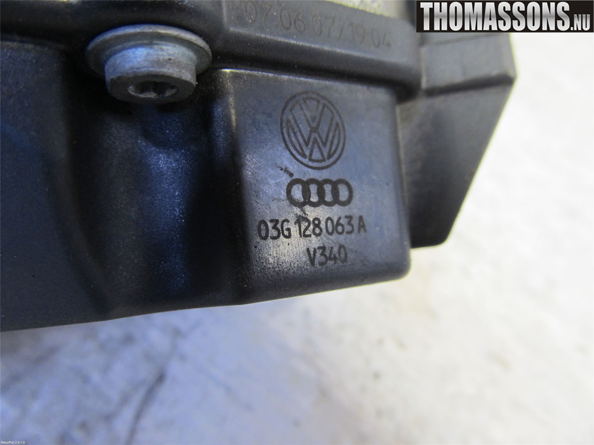 Audi A3/S3 05-13 Injspjällhus