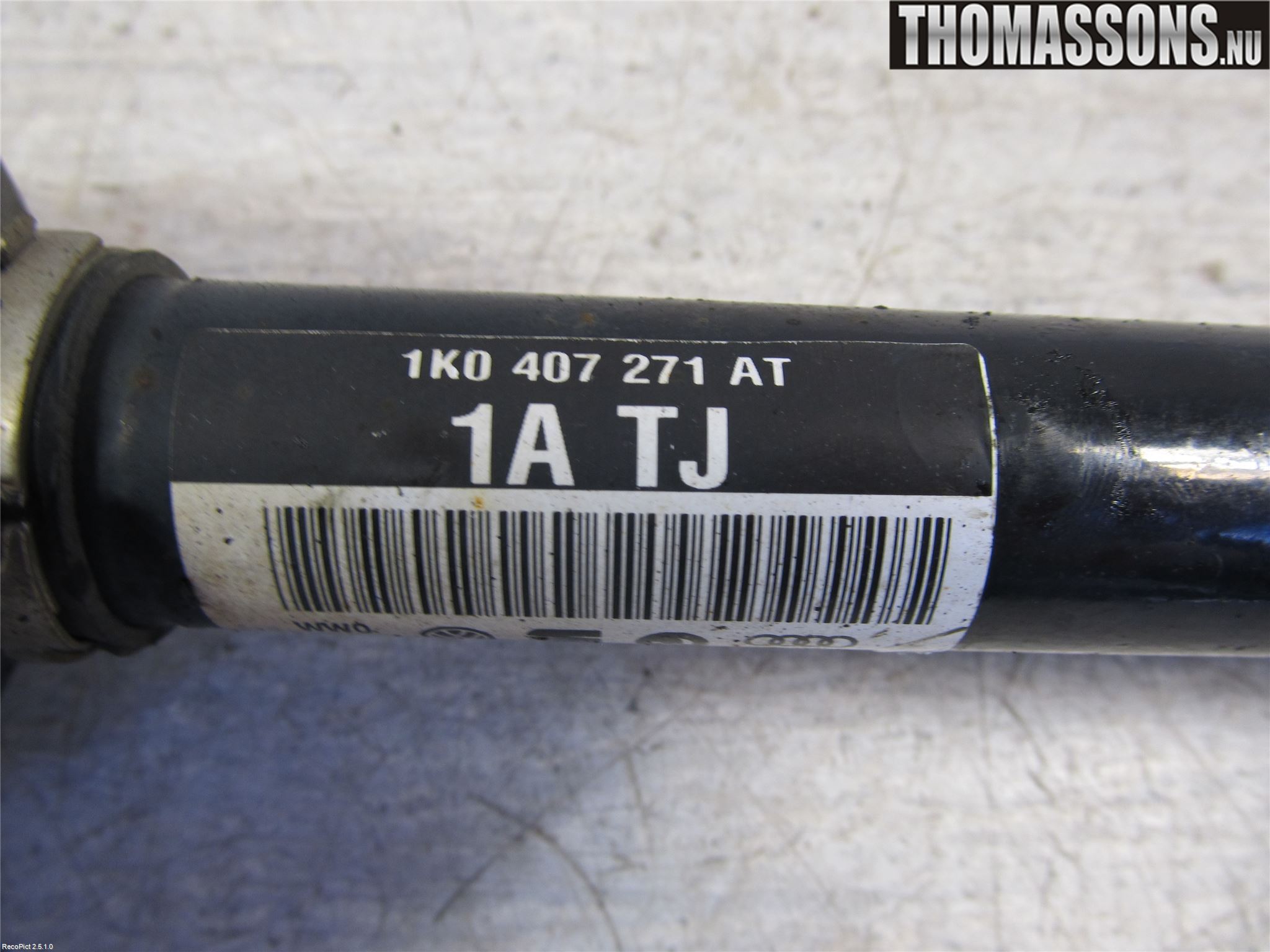 Audi A3/S3 05-13 Drivaxel Fram Vänster