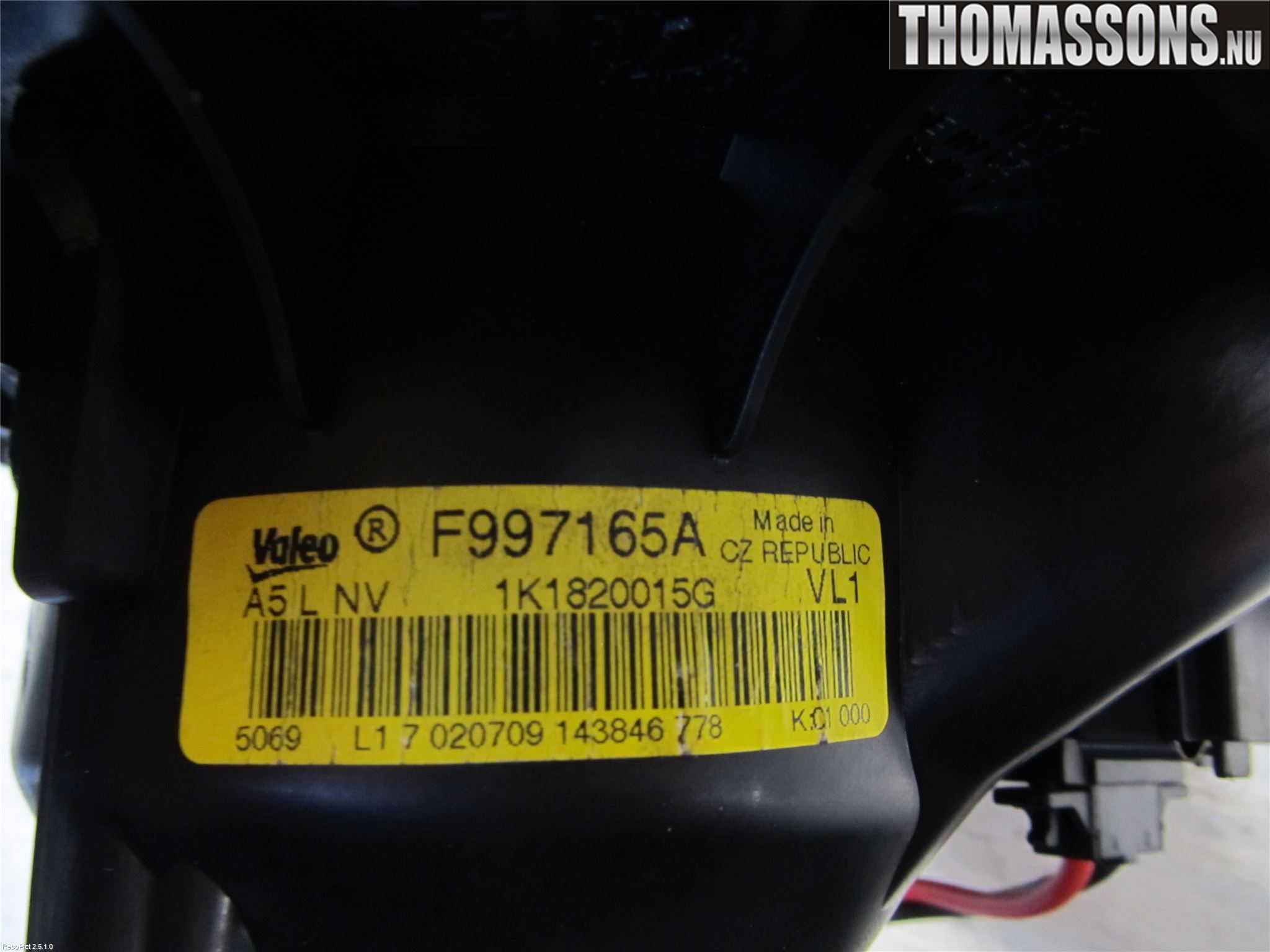 Volkswagen VW GOLF VI 09-13 Ac Värmefläkt