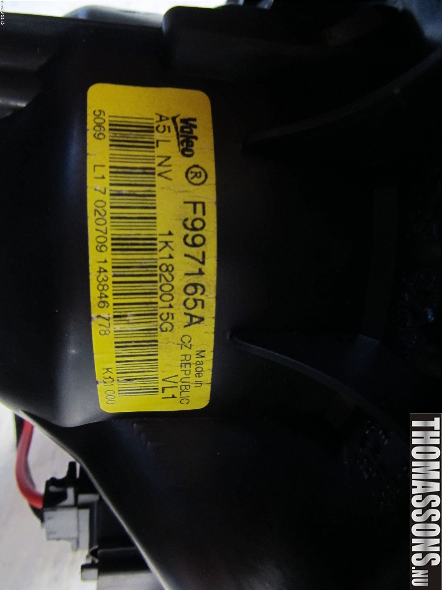 Volkswagen VW GOLF VI 09-13 Ac Värmefläkt