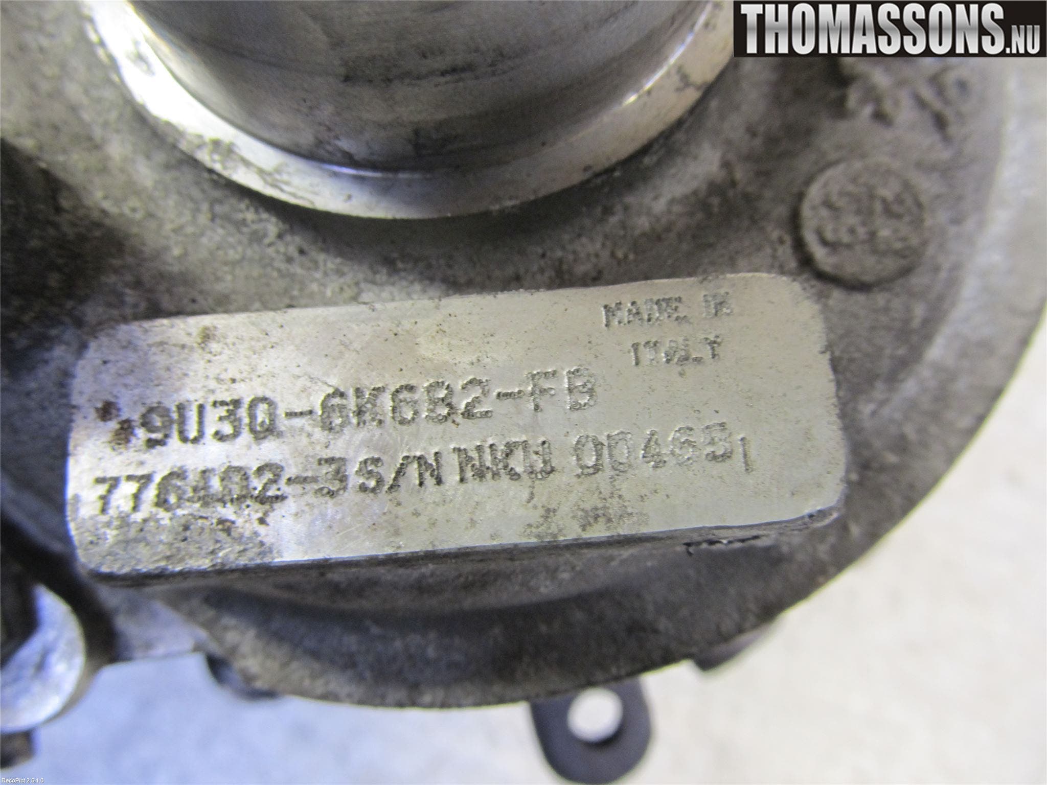 Citroen C5 08-17 Turboaggregat