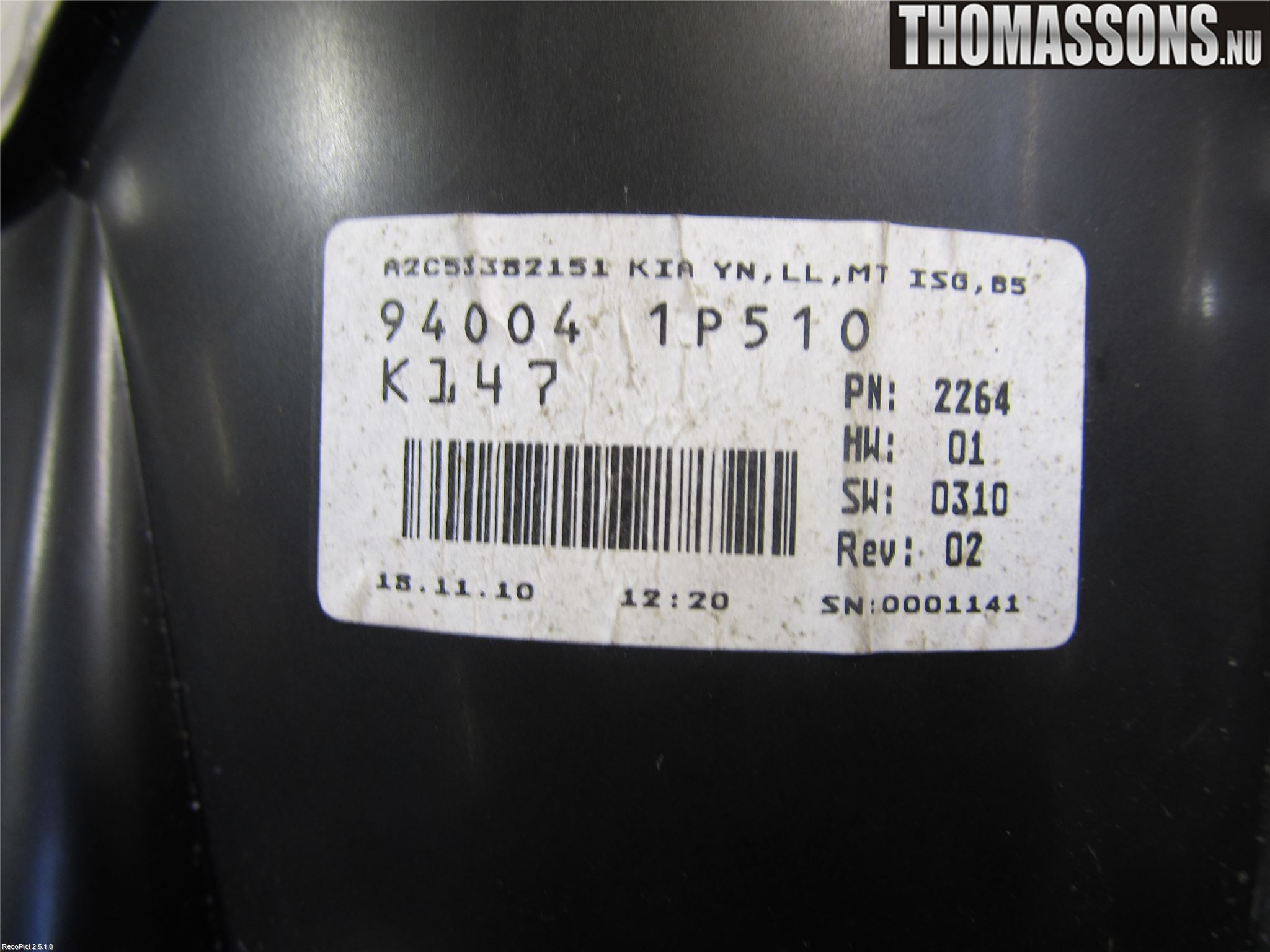 Kia VENGA 10-19 Instrument Komb