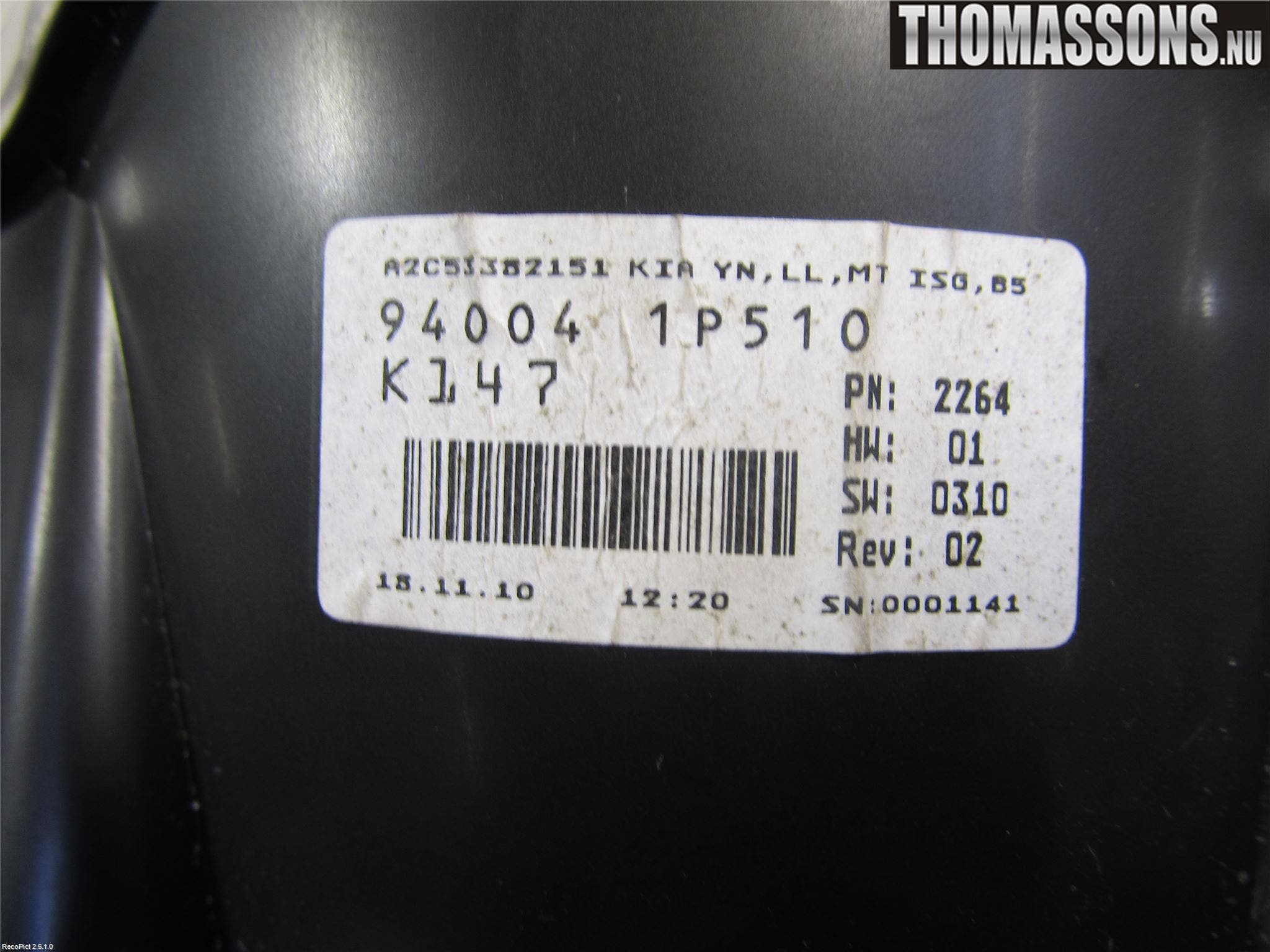 Kia VENGA 10-19 Instrument Komb