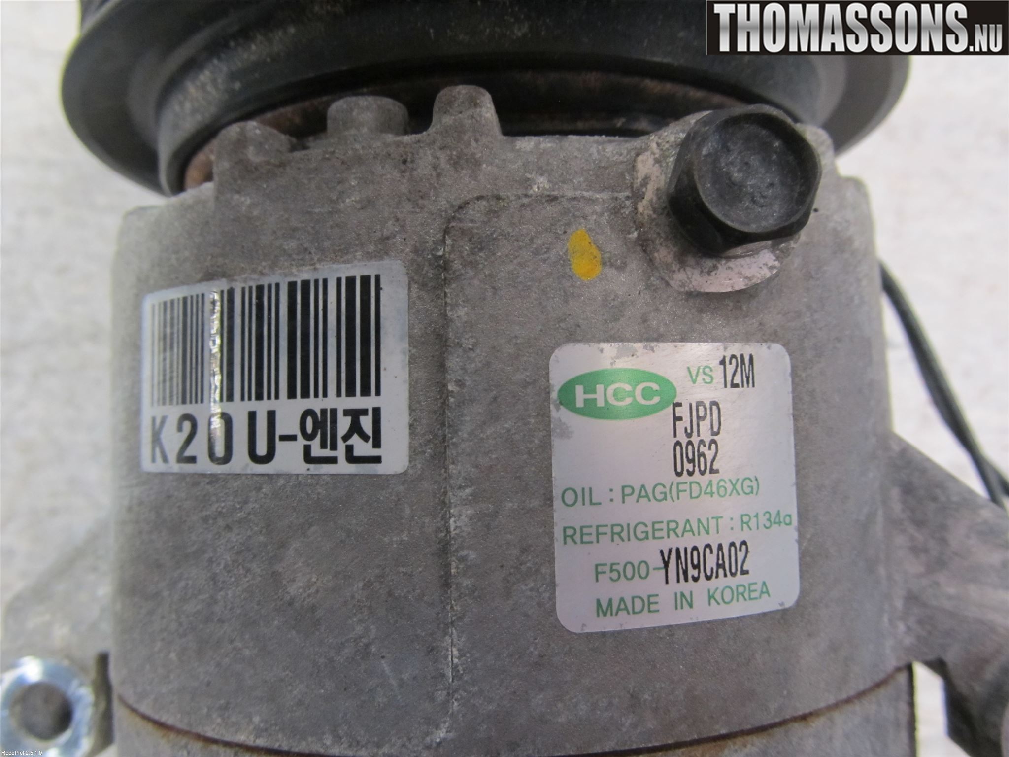 Kia VENGA 10-19 Ac Kompressor