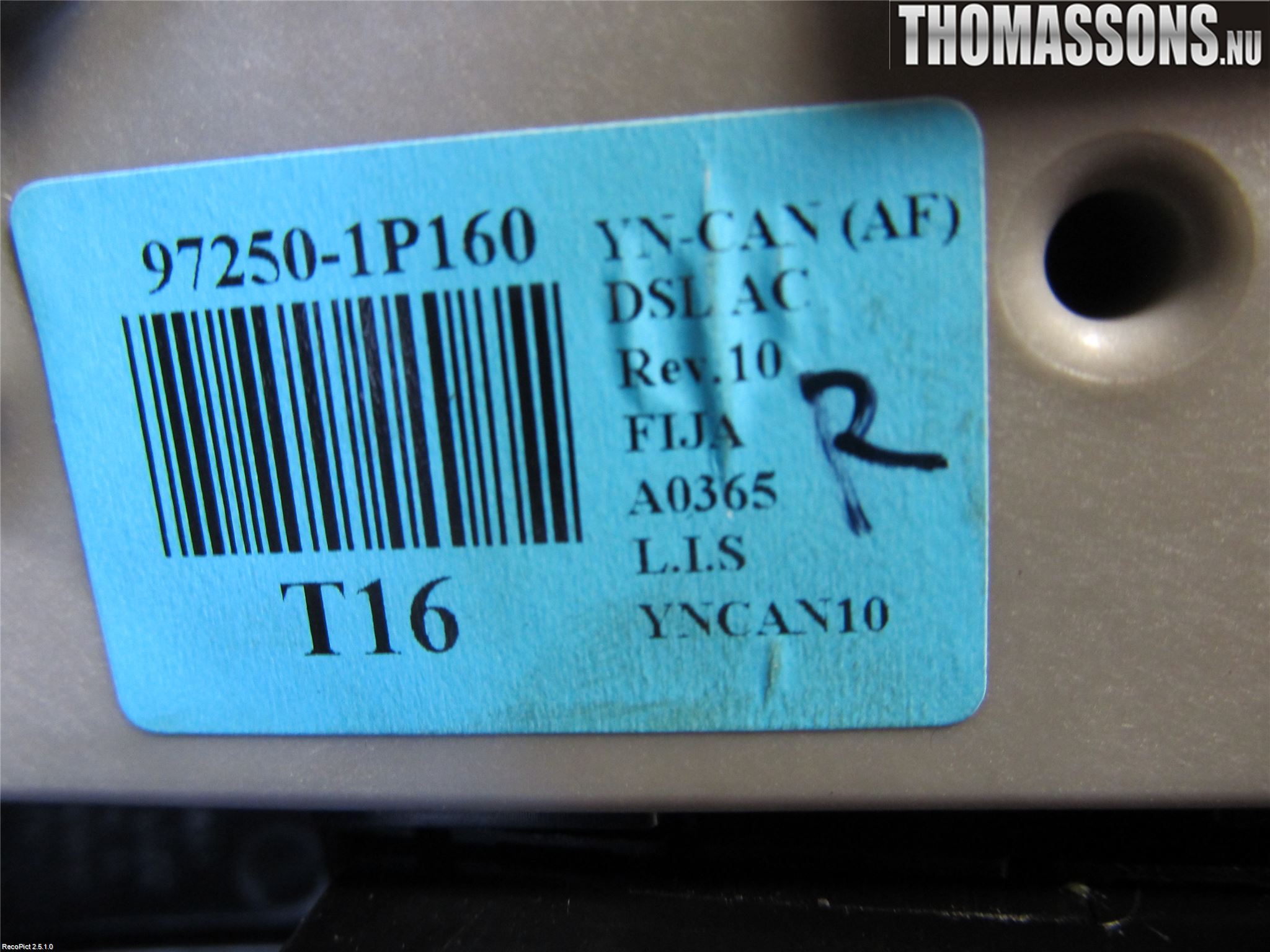 Kia VENGA 10-19 Ac Styrenhet Ac Manöveren