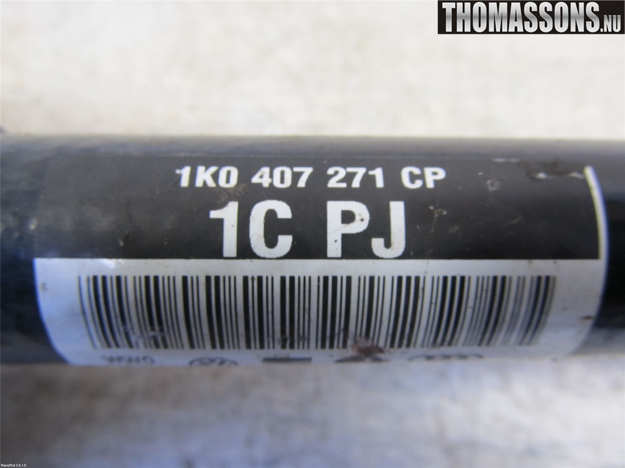 Volkswagen VW GOLF VI 09-13 Drivaxel Fram Vänster