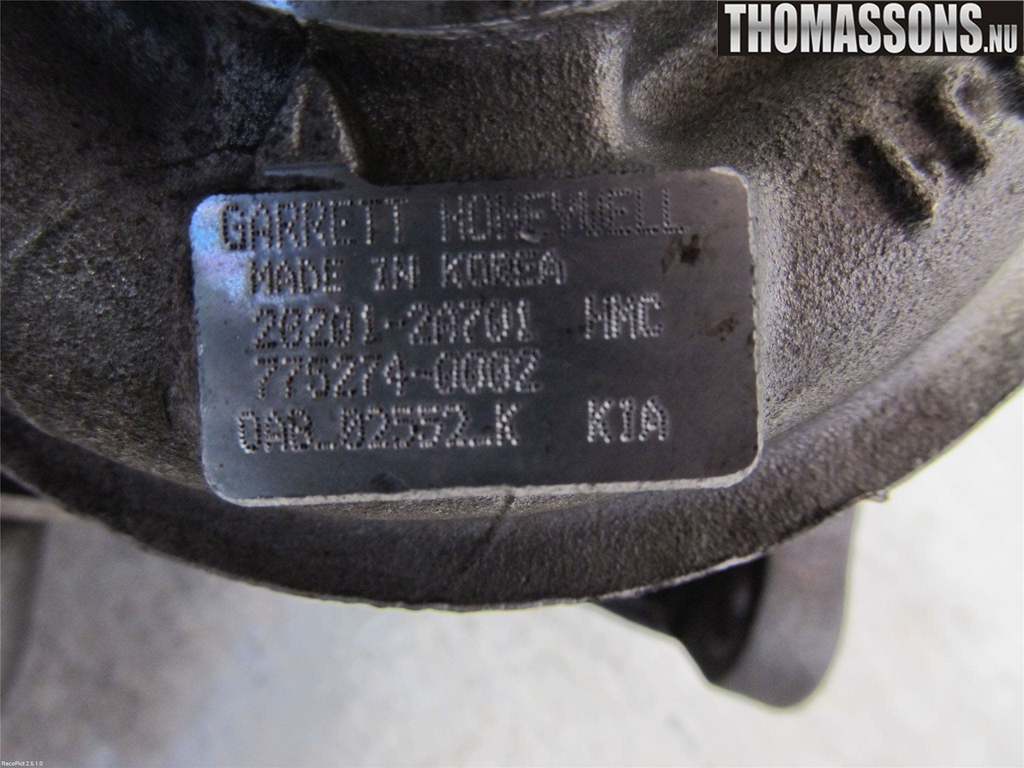 Kia CEED 06-12 Turboaggregat