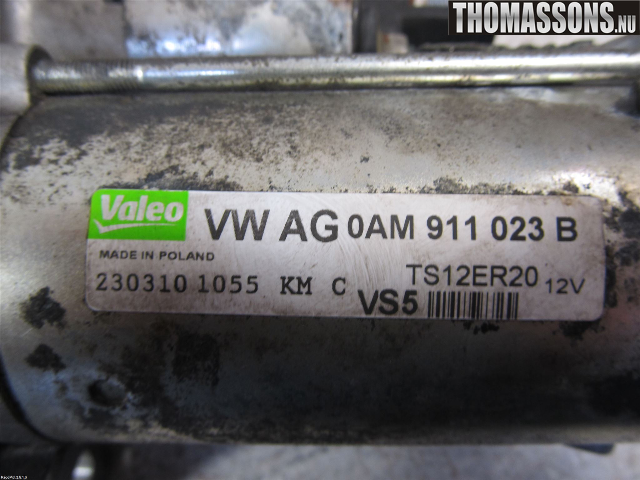 Volkswagen VW PASSAT 05-11 Startmotor