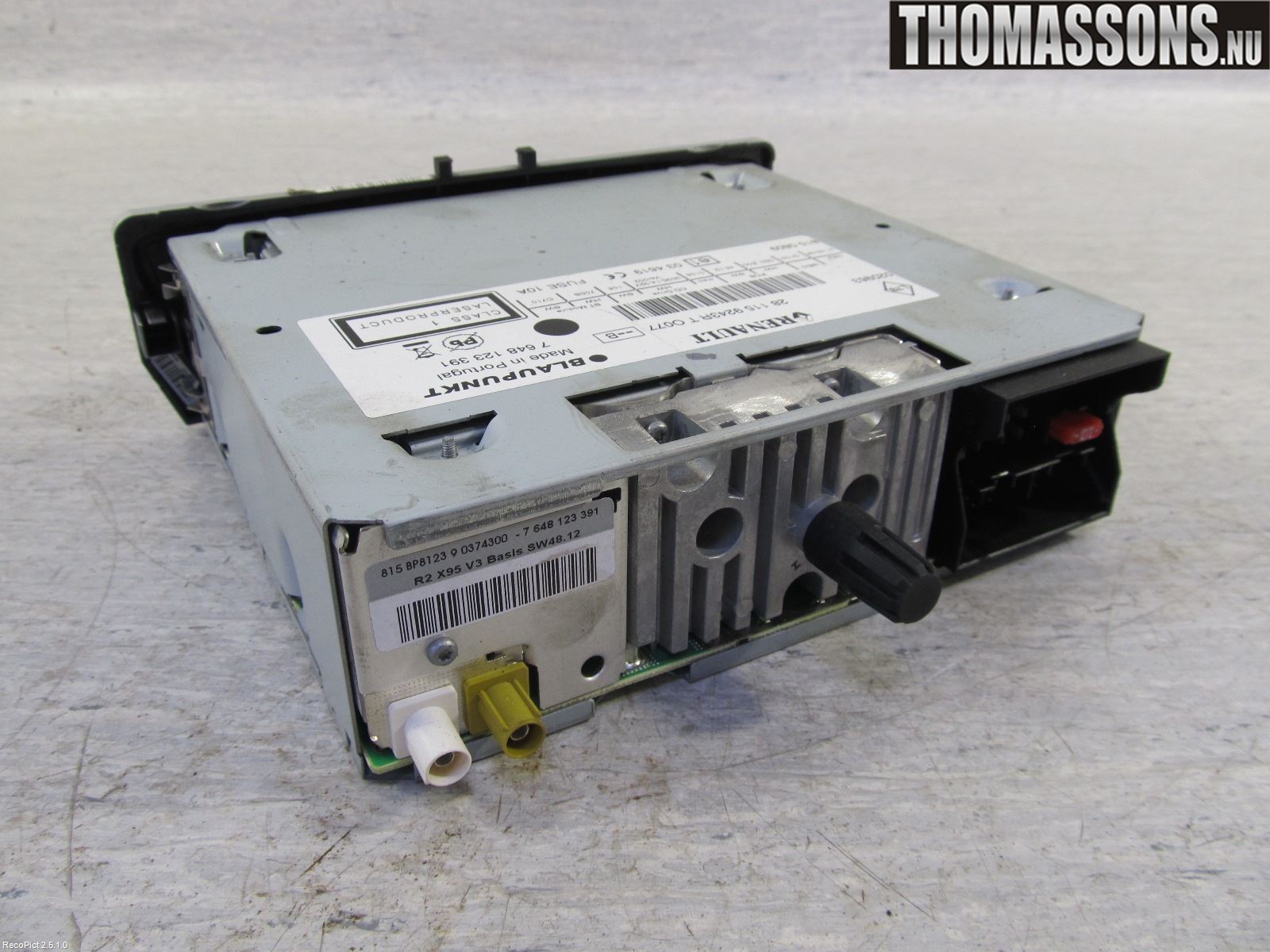 Renault MEGANE III 09-15 Cd Radio - Multimediapanel