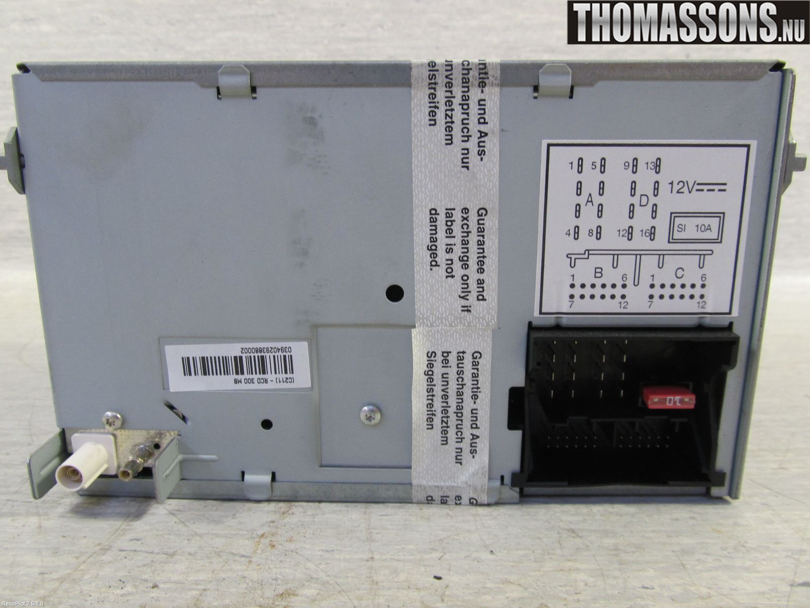 Volkswagen VW PASSAT 05-11 Cd Radio - Multimediapanel