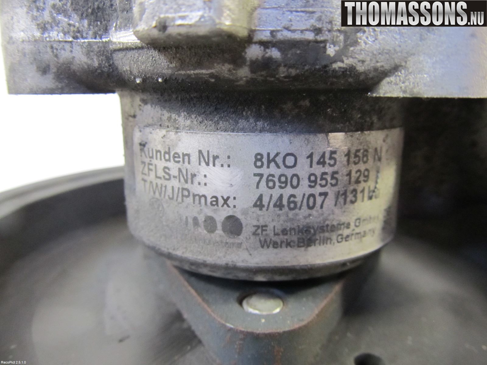 Audi A4/S4 08-11 Styrservopump