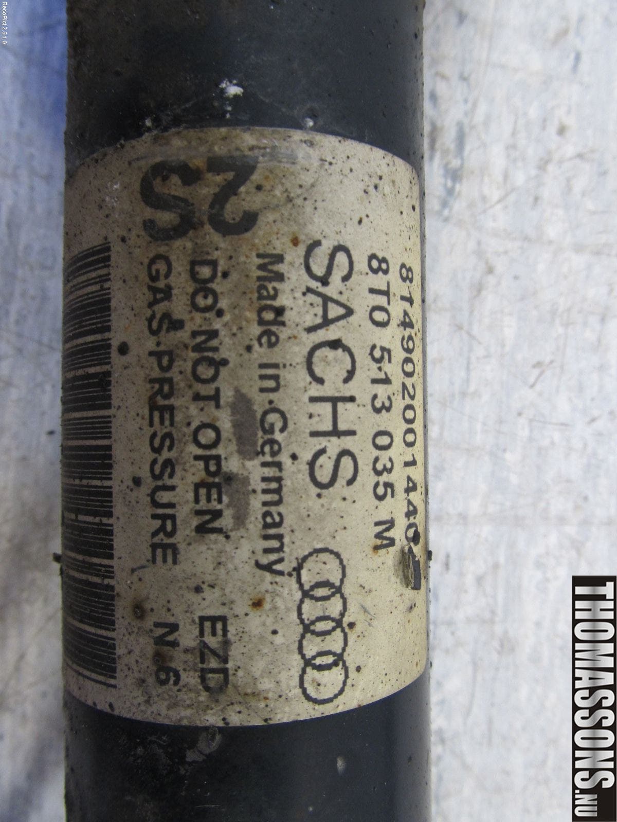 Audi A4/S4 08-11 Stötdämpare Bak