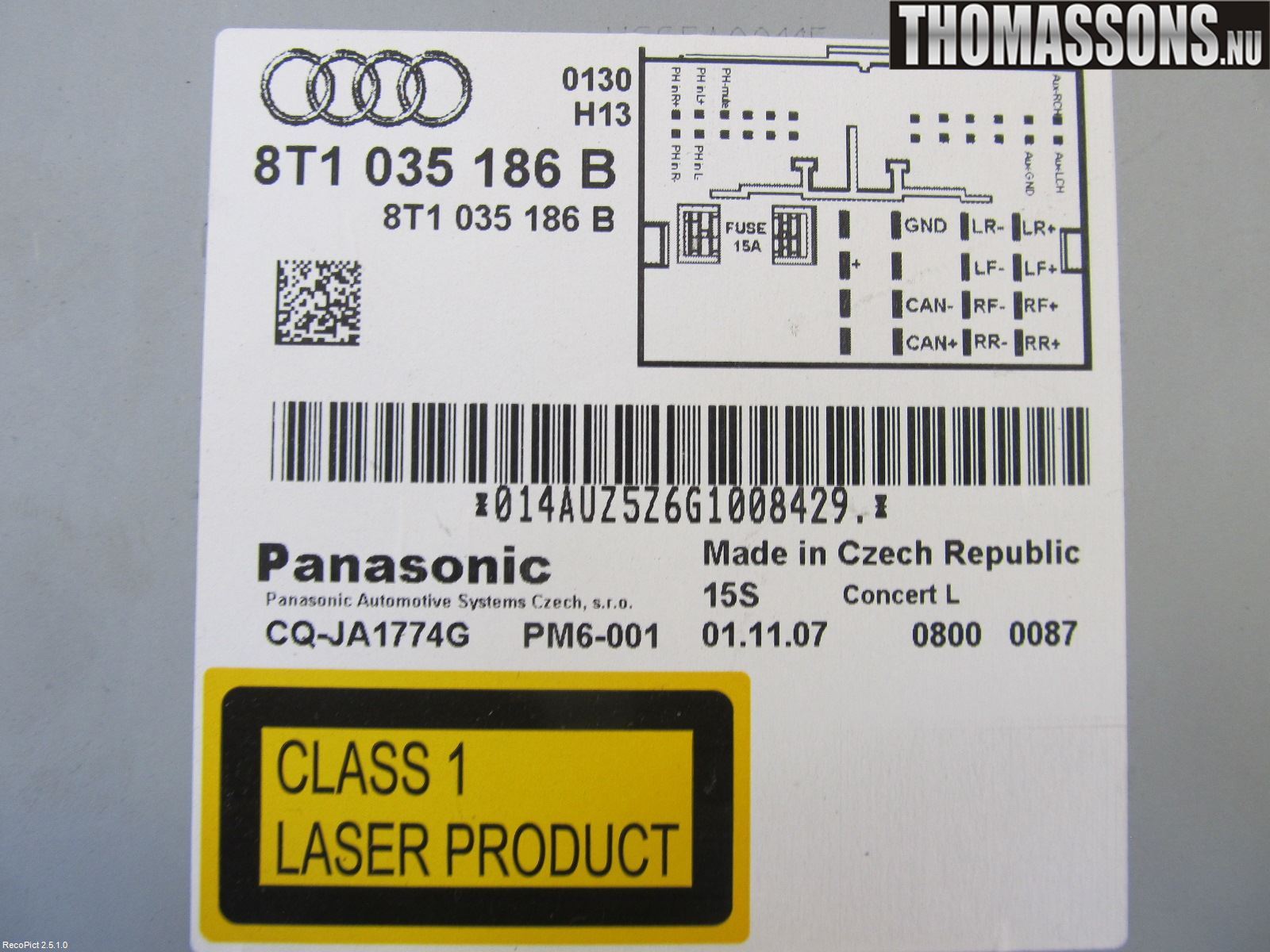 Audi A4/S4 08-11 Cd Radio - Multimediapanel