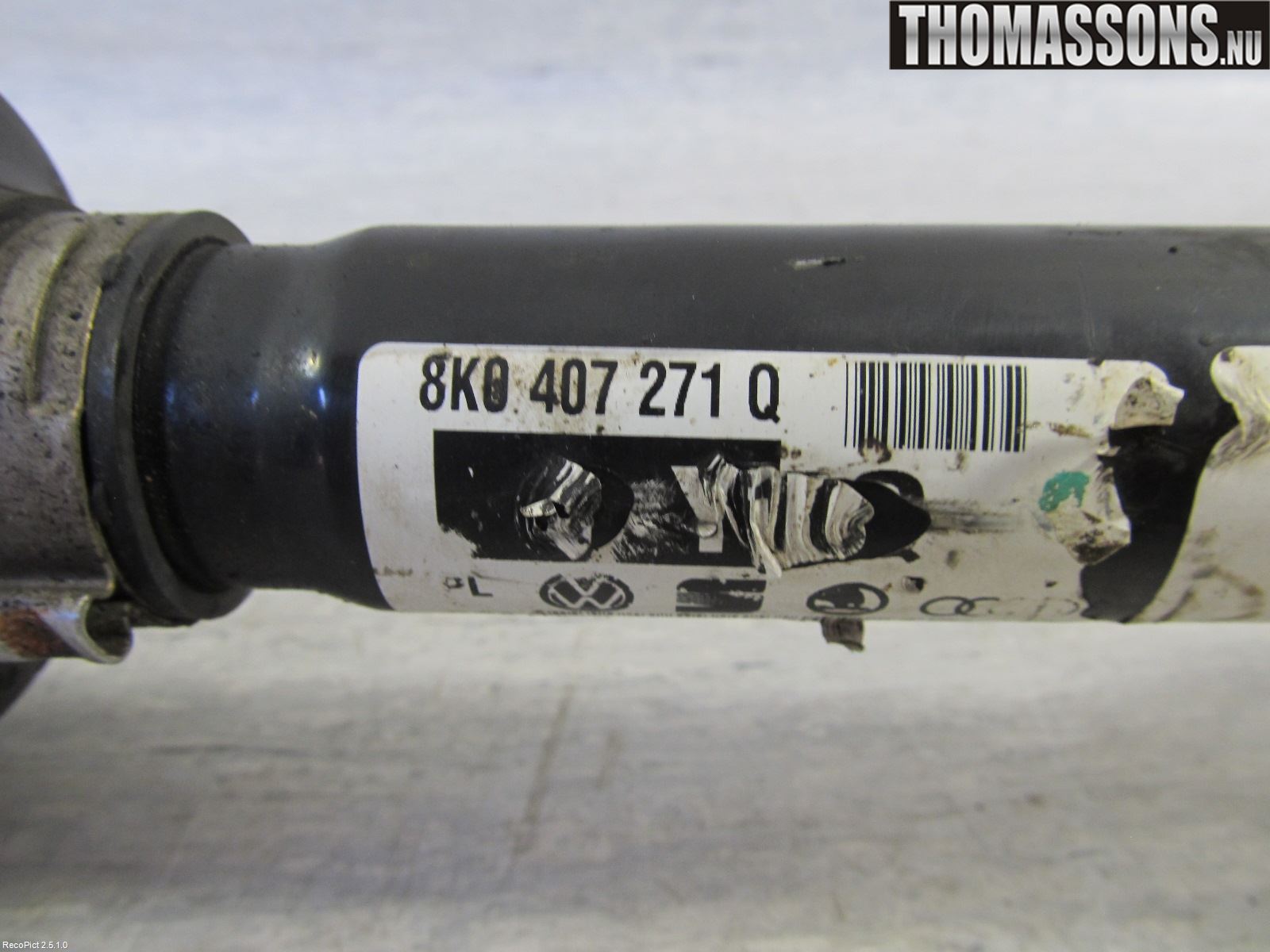 Audi A4/S4 08-11 Drivaxel Fram Vänster