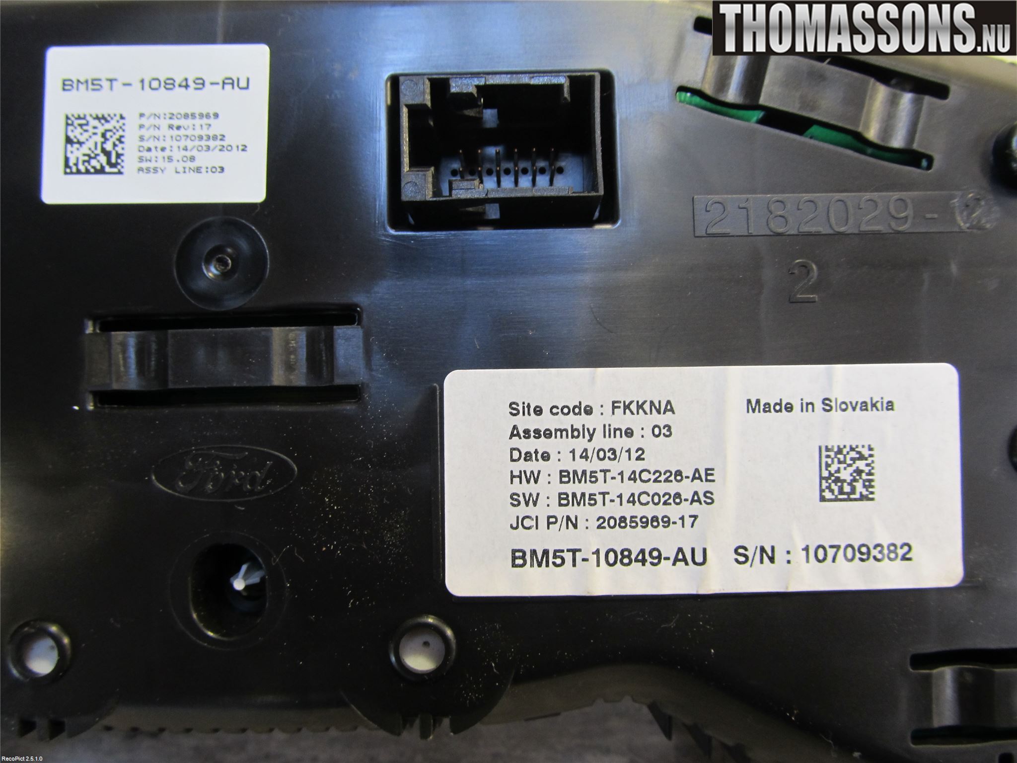 Ford FOCUS 11-14 Instrument Komb