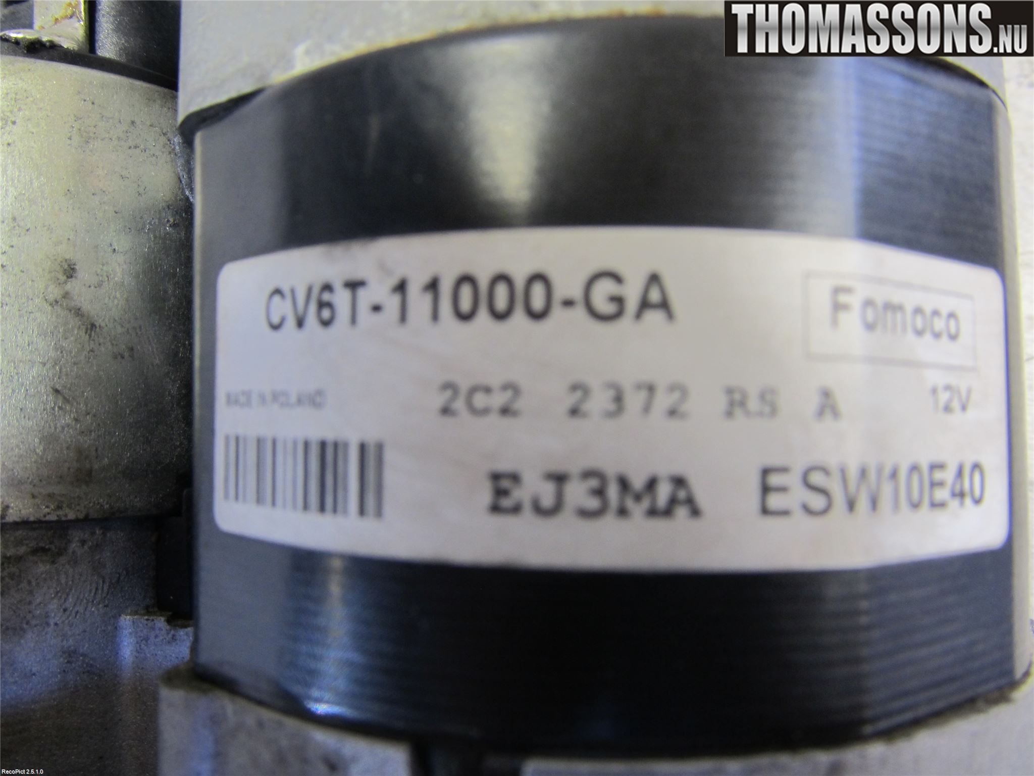 Ford FOCUS 11-14 Startmotor