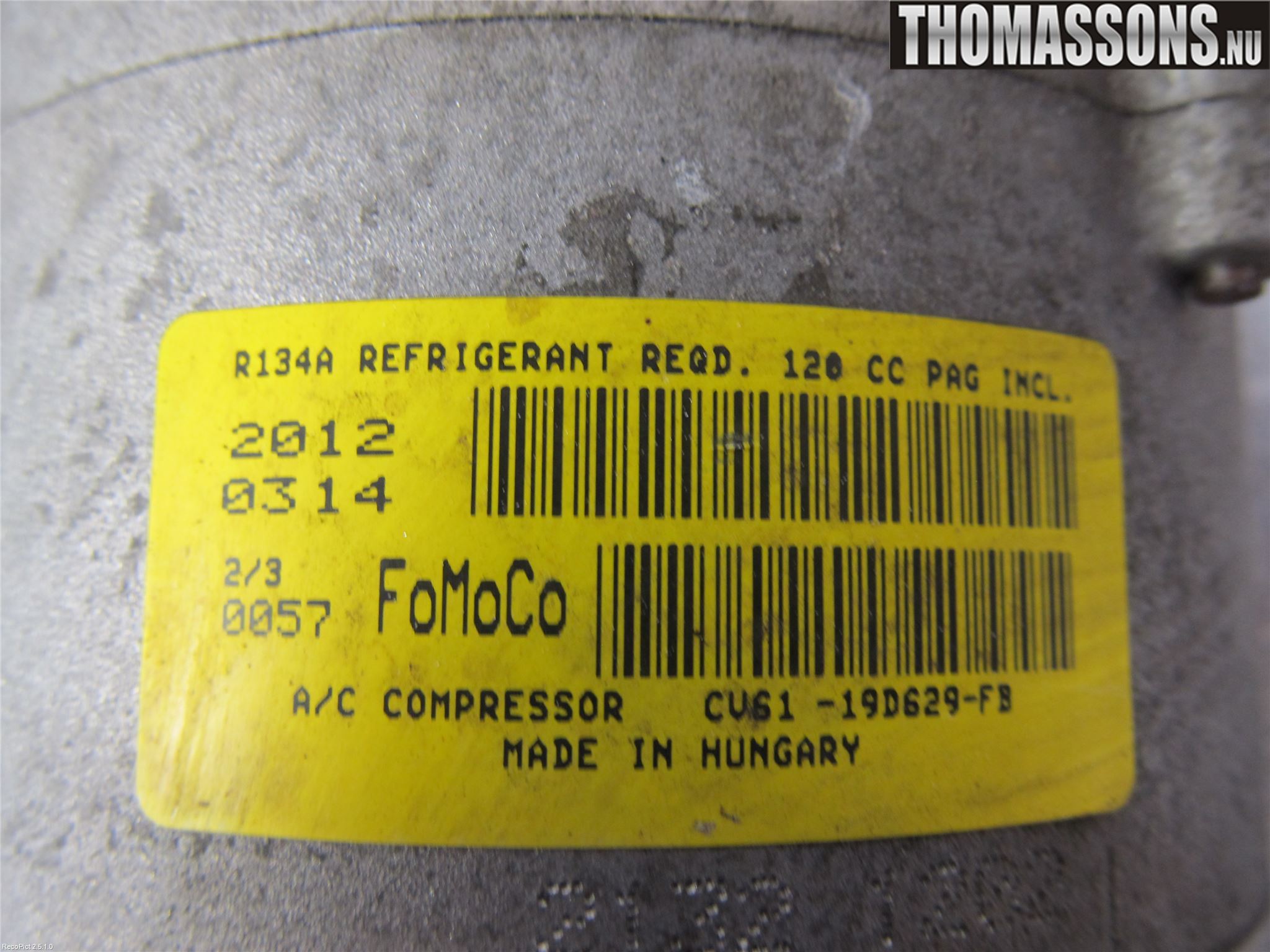 Ford FOCUS 11-14 Ac Kompressor