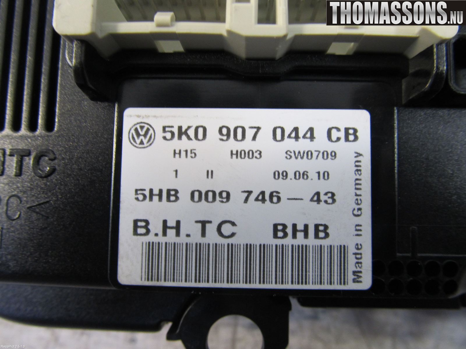 Volkswagen VW PASSAT 05-11 Ac Styrenhet Ac Manöveren