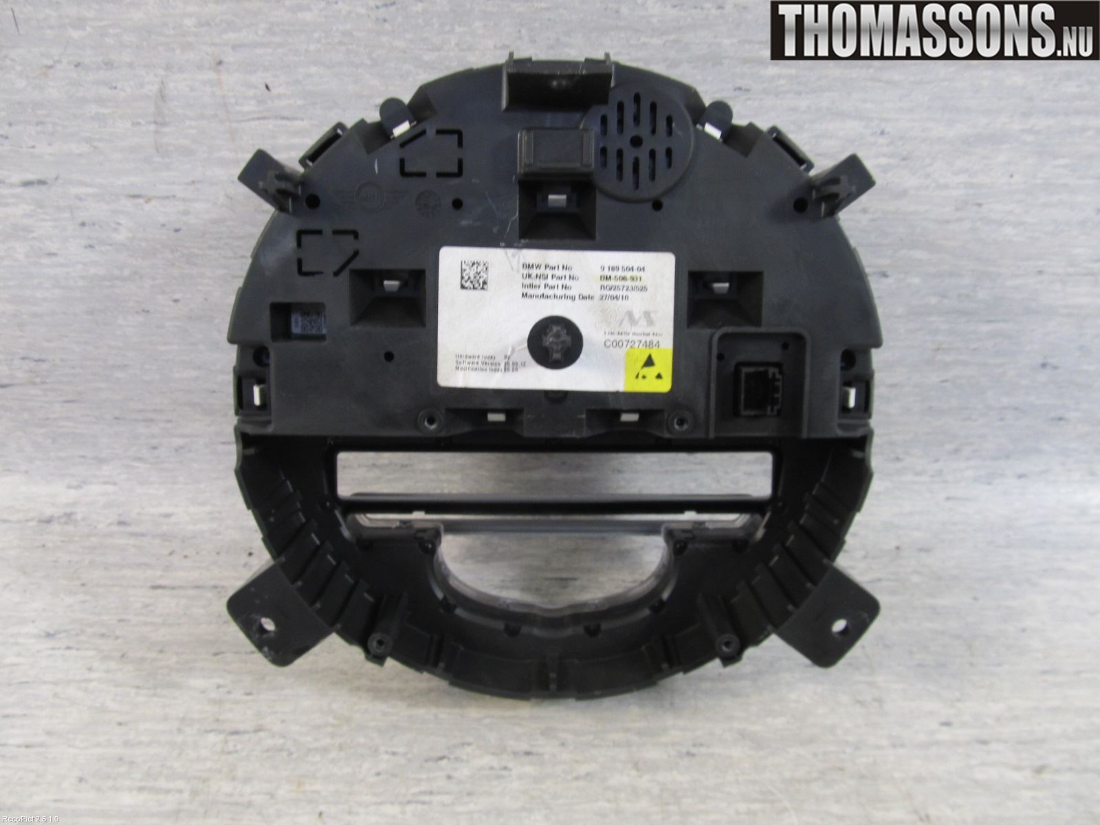 Mini CLUBMAN R55 06-14 Instrument Komb