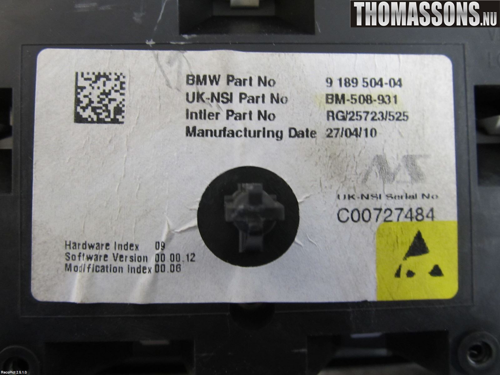 Mini CLUBMAN R55 06-14 Instrument Komb